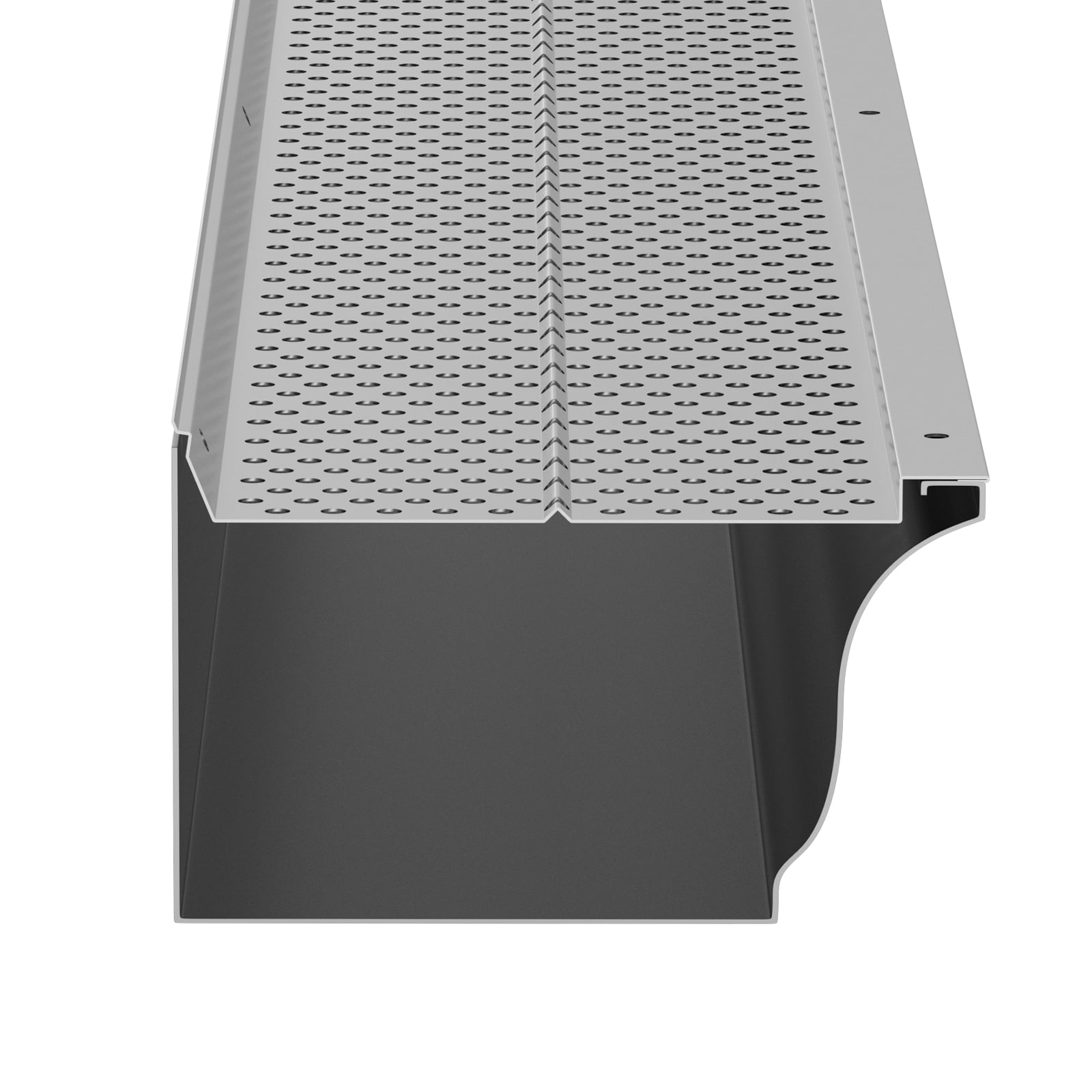 KFFKFF Gutter Guard 5 in Wide 52 ft Length Cover Mesh Leaf Debris Protection - Image 2