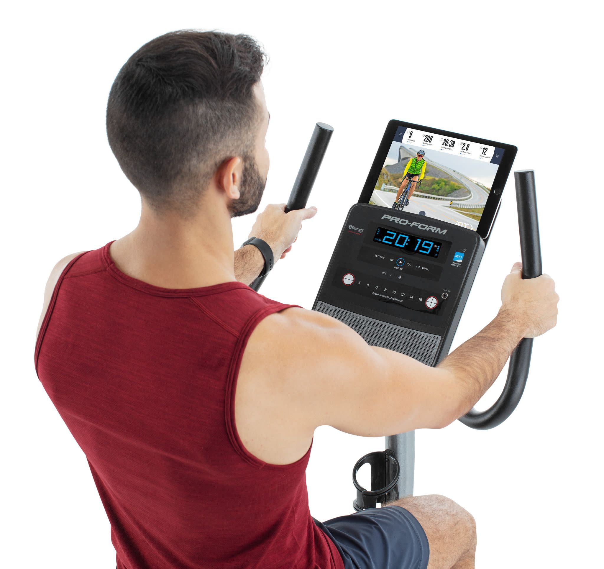 ProForm Cycle Trainer 300 Ci Upright Stationary Exercise Bike, Compatible with iFIT Personal Training - Image 11