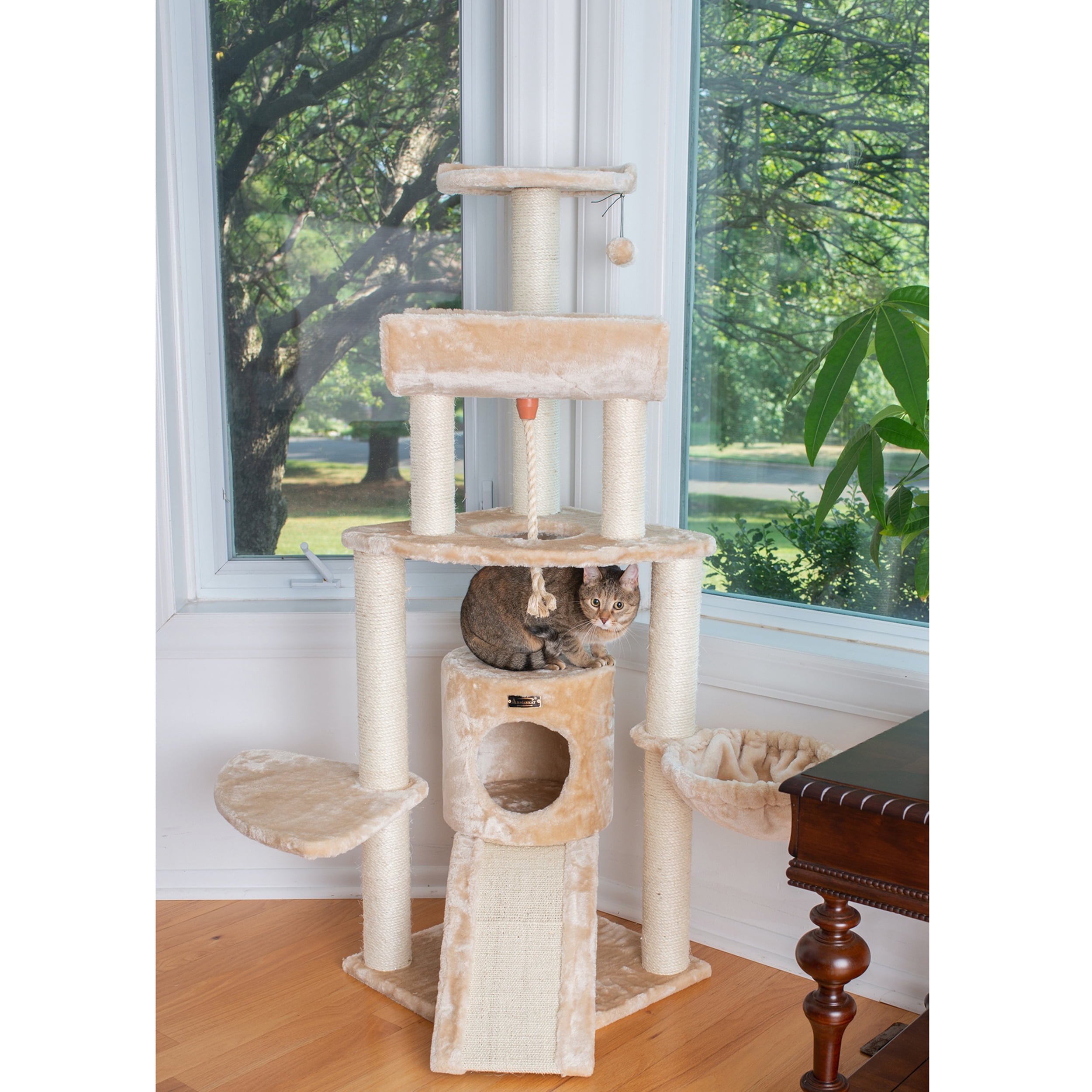Armarkat real wood Cat Tree Model A5806, Beige - Image 6