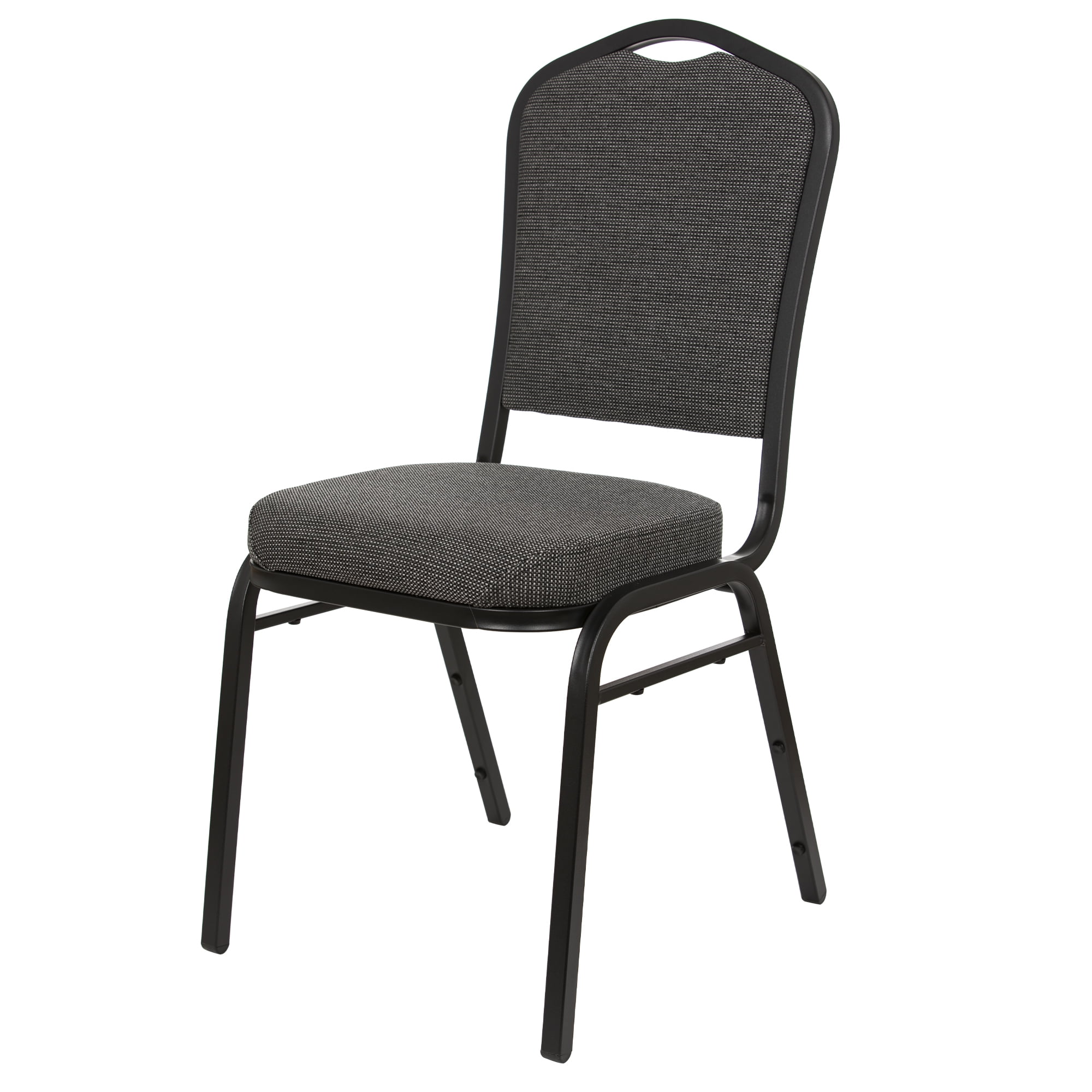 Hampden Furnishings Lila Collection Fabric Banquet Chair, Greystone, Pack of 2 - Image 7