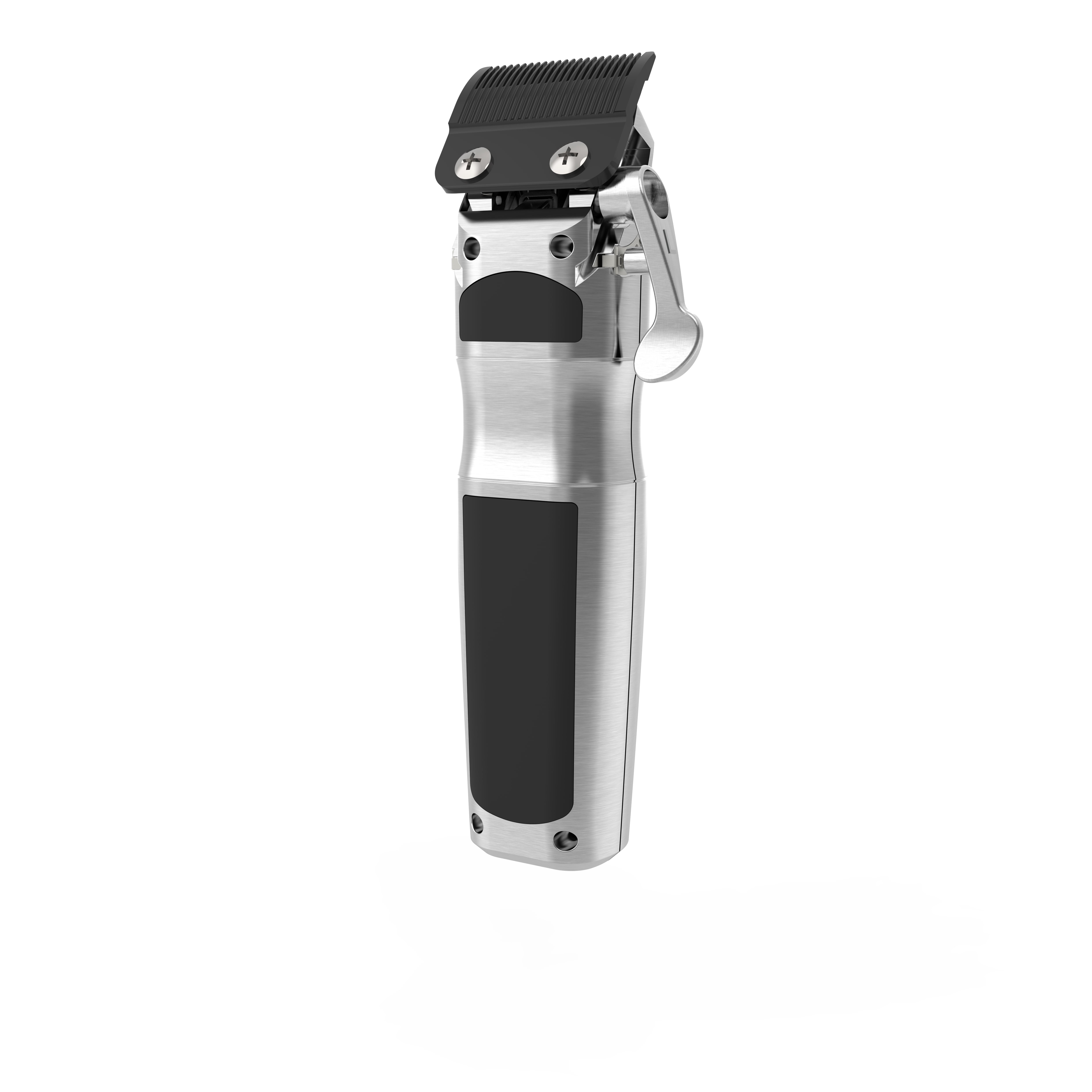 GAMMA+ Cyborg Professional Metal Hair Clipper, Adjustable, Battery Powered, Silver, GP604M - Image 6