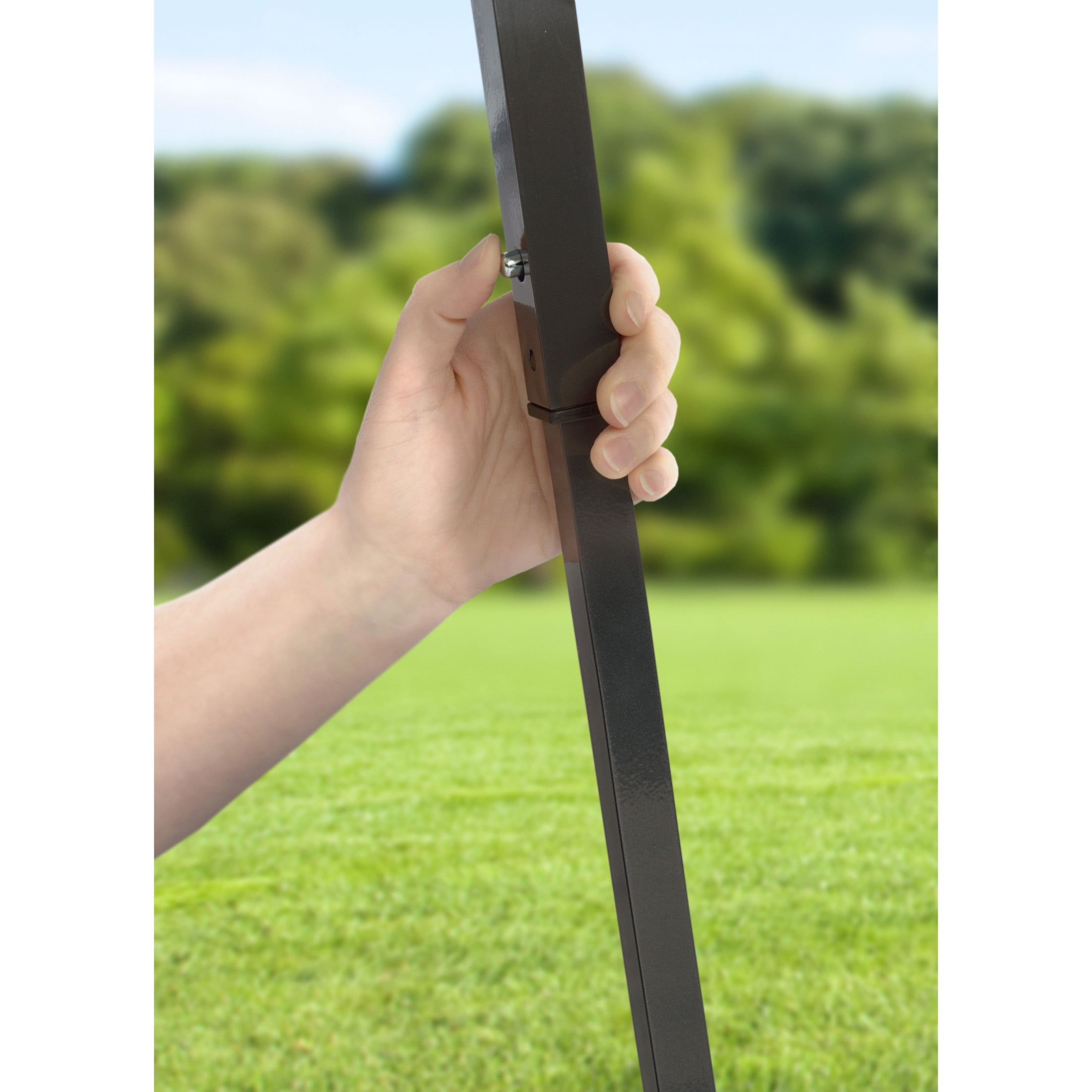 Quik Shade Go Hybrid 7 x 7 x 6 ft Charcoal Slant Leg Canopy - Image 9