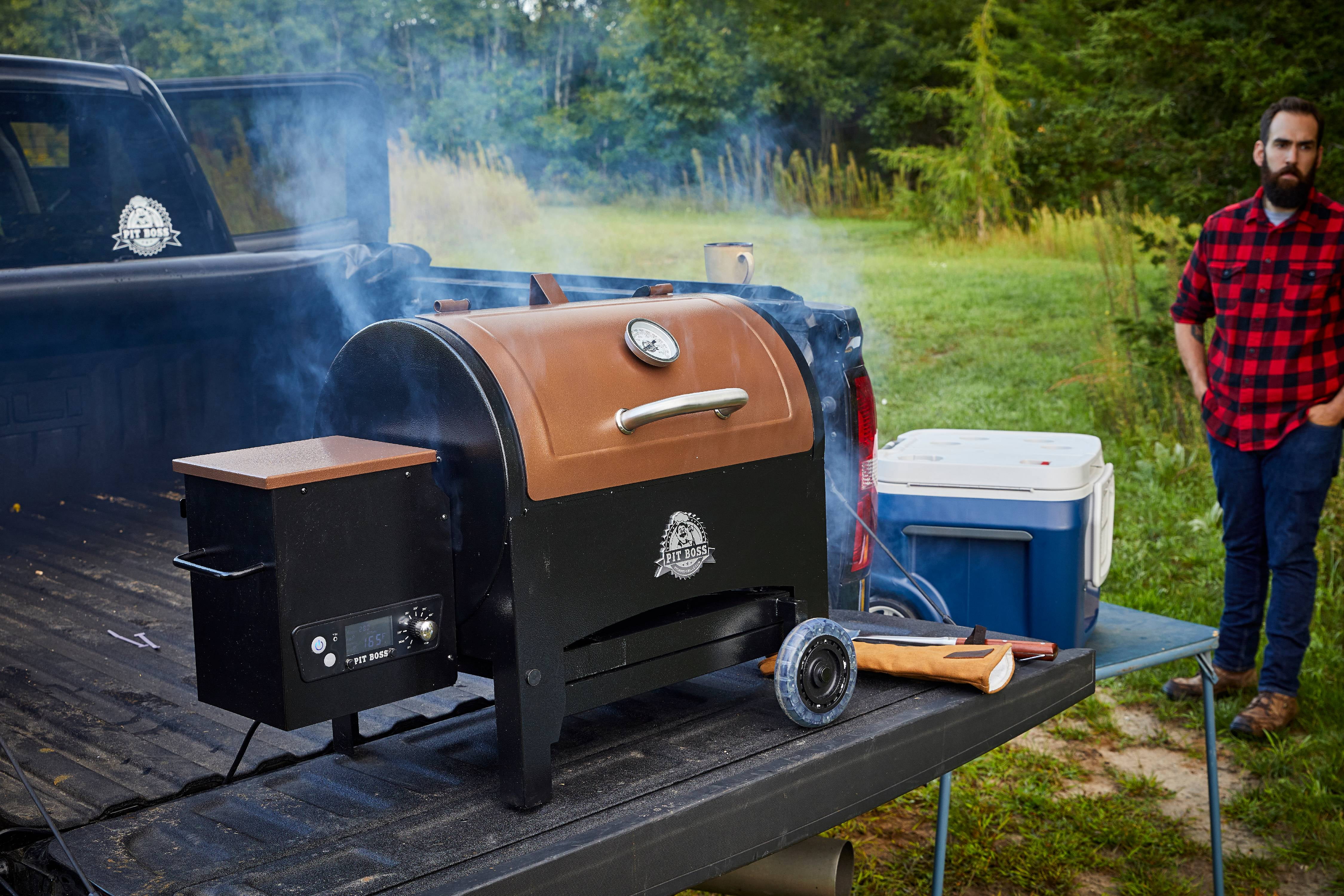 Pit Boss 340 Sq. in. Portable Tailgate, Camp Pellet Grill with Folding Legs - Image 5