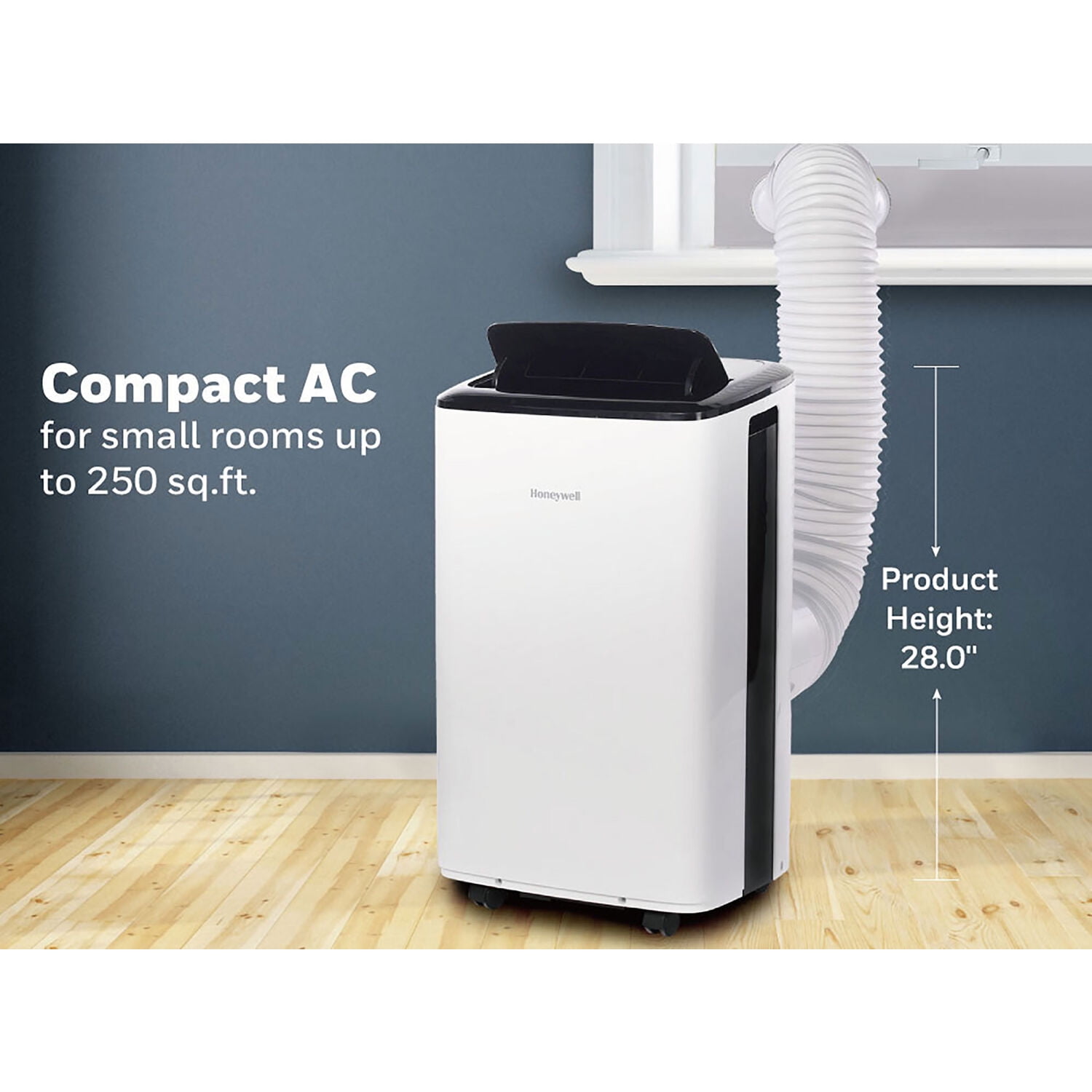 Honeywell 5,500 BTU (8,000 BTU ASHRAE) Portable Air Conditioner with Dehumidifier, Cools up to 350 sq. ft, HF8CESVWK5 - Image 13