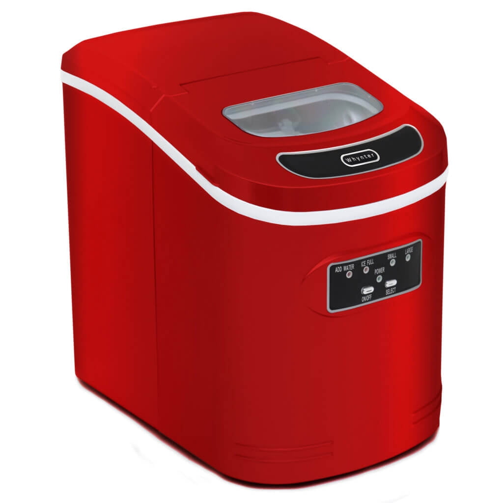 Whynter Compact Portable Ice Maker, 27 lb Capacity, Red - Image 13