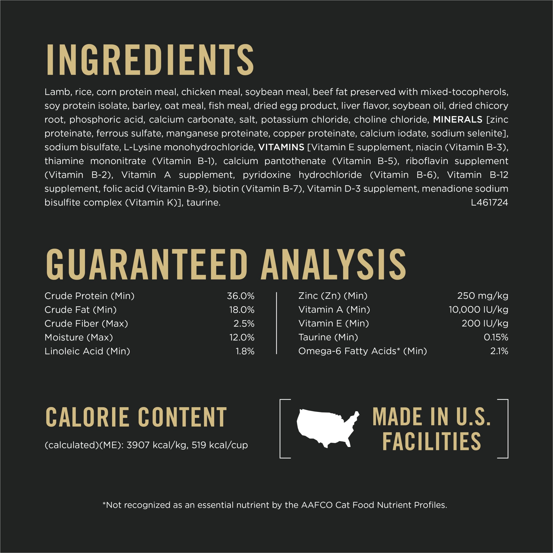 Purina Pro Plan Sensitive Skin & Stomach, Dry Cat Food, Lamb & Rice, 16 lb Bag - Image 7