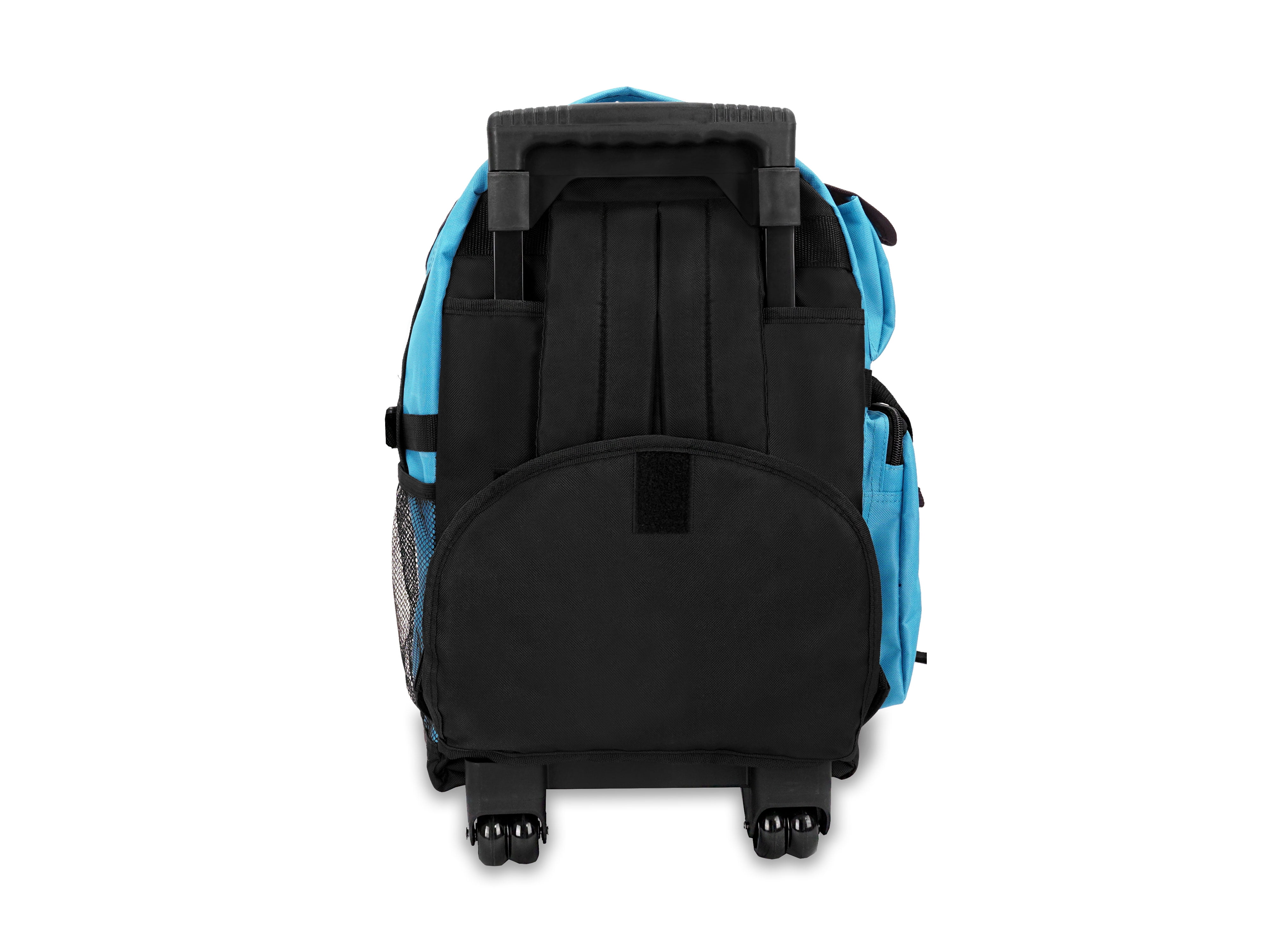 Everest 21" Deluxe Wheeled Backpack, Turquoise All Ages, Unisex 5045WH-TURQ, Carrier and Shoulder Book Bag for School, Work, Sports, and Travel - Image 3