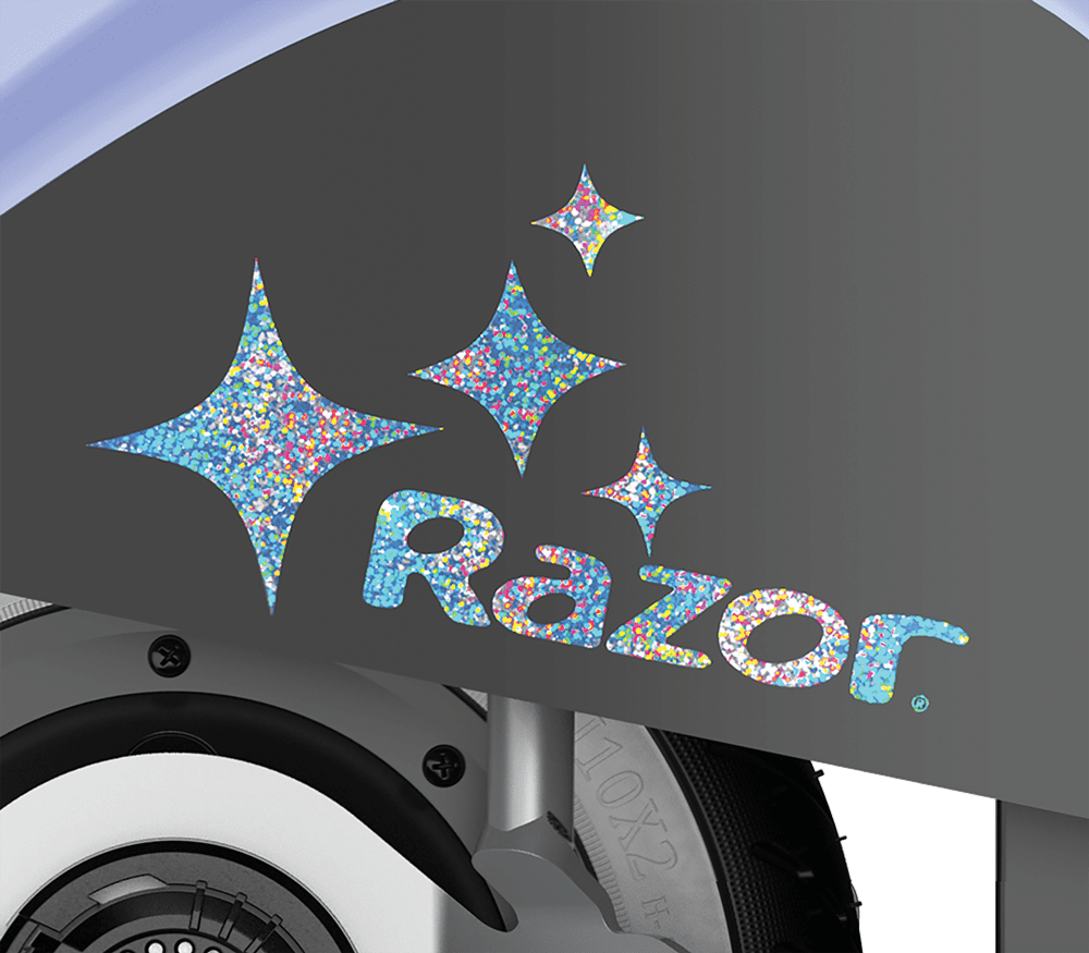 Razor Pocket Mod Petite - Purple, 12V Miniature Euro-Style Electric Scooter, up to 8 mph, for Ages 7+ - Image 6