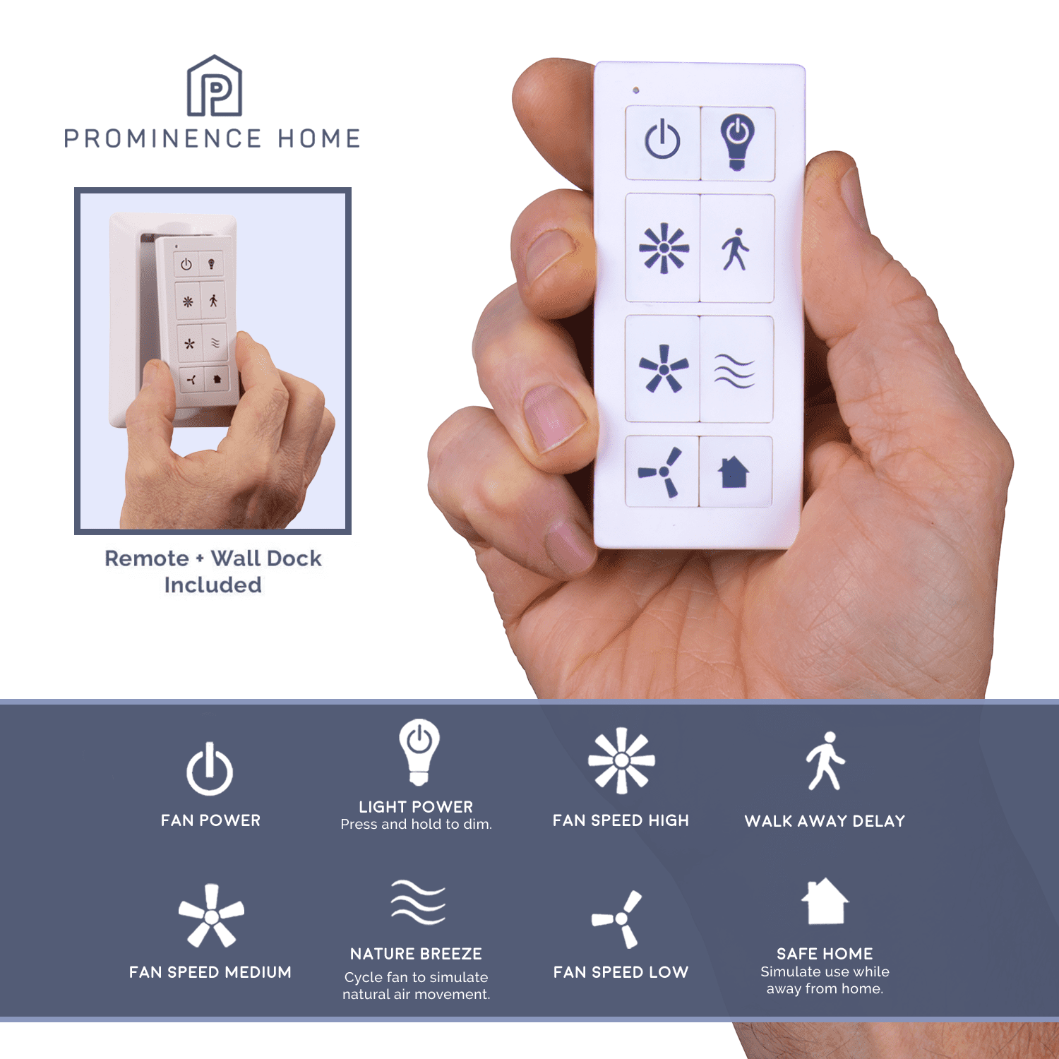 Prominence Home Lorelai 52" Bronze Modern Ceiling Fan with 5 Blades, Integrated LED Light Kit & Smart Remote - Image 12