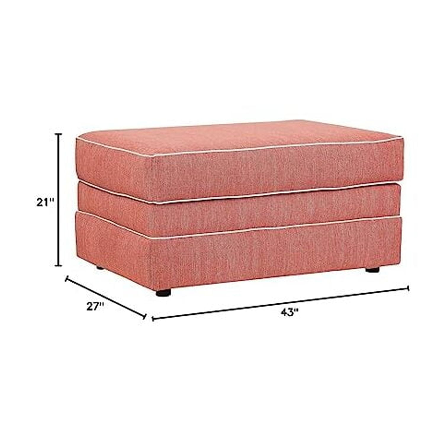 Furniture Classics Coral Springs Model 8-080-S260C Upholstered Ottoman - Image 2