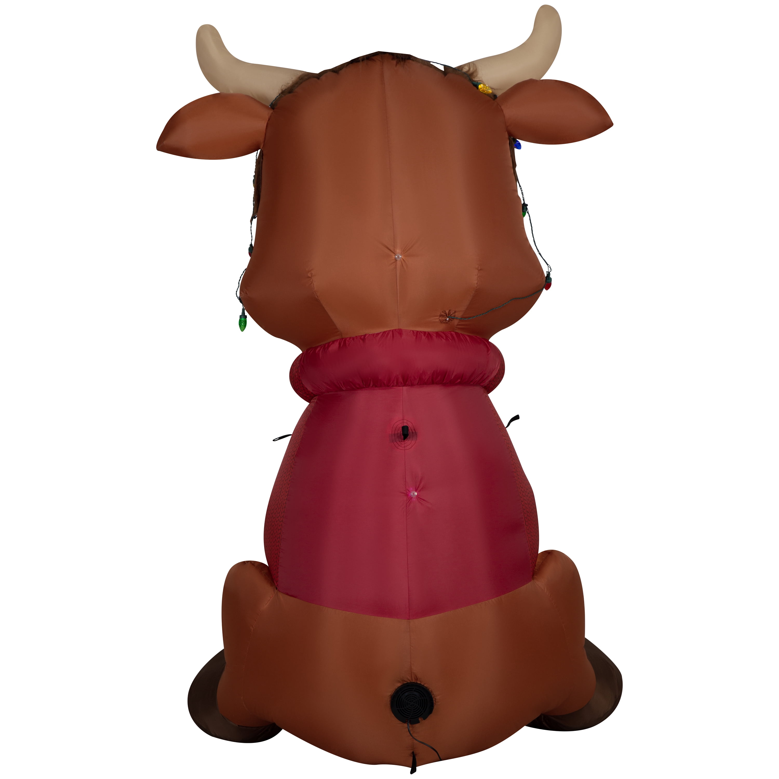 Christmas Airblown Inflatables Yard Decoration Highlander Cow Wrapped Light String, 6 ft - Image 6