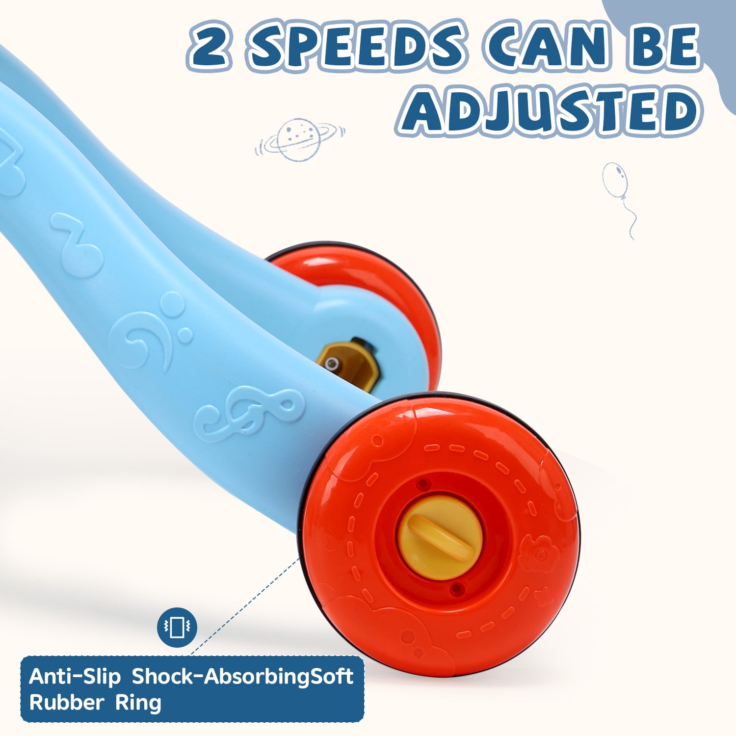 JoyStone 3-in-1 Baby Walker Baby Sit-to-Stand Learning Walker Kids Educational Toy Gift for Toddlers Infant Boys Girls - Image 3