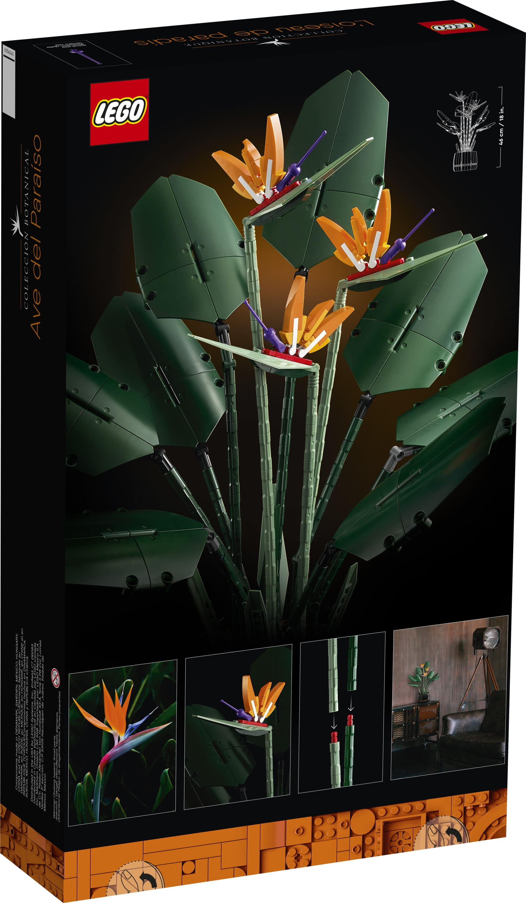 LEGO Icons Botanical Collection Bird of Paradise 10289, Flowers & Plants Model, DIY Set for Adults, Creative Activity, Office or Home Décor Gift Idea - Image 2