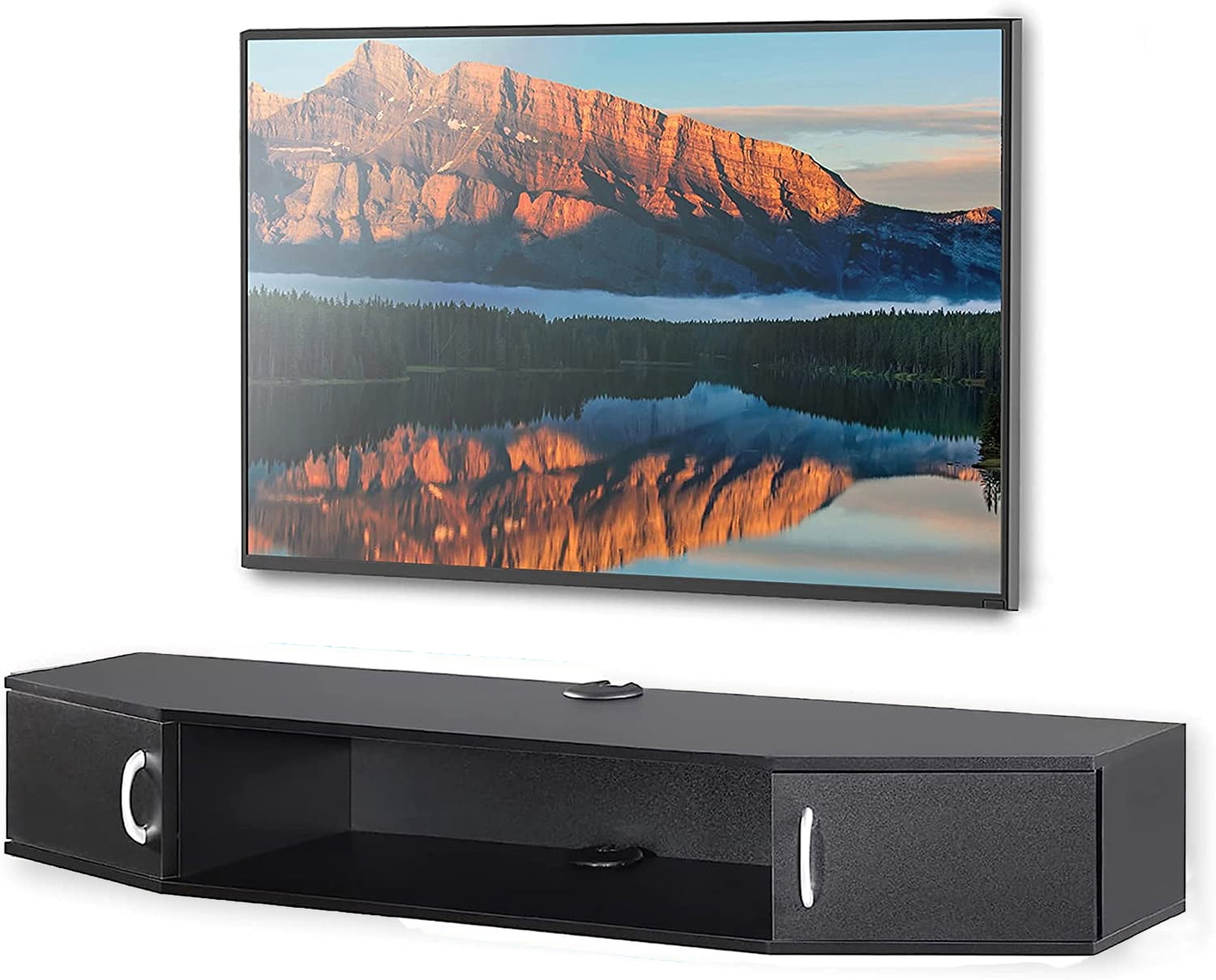 Wall Mounted Floating TV Stand,Modern Media Console for Living Room Bedroom - Image 3
