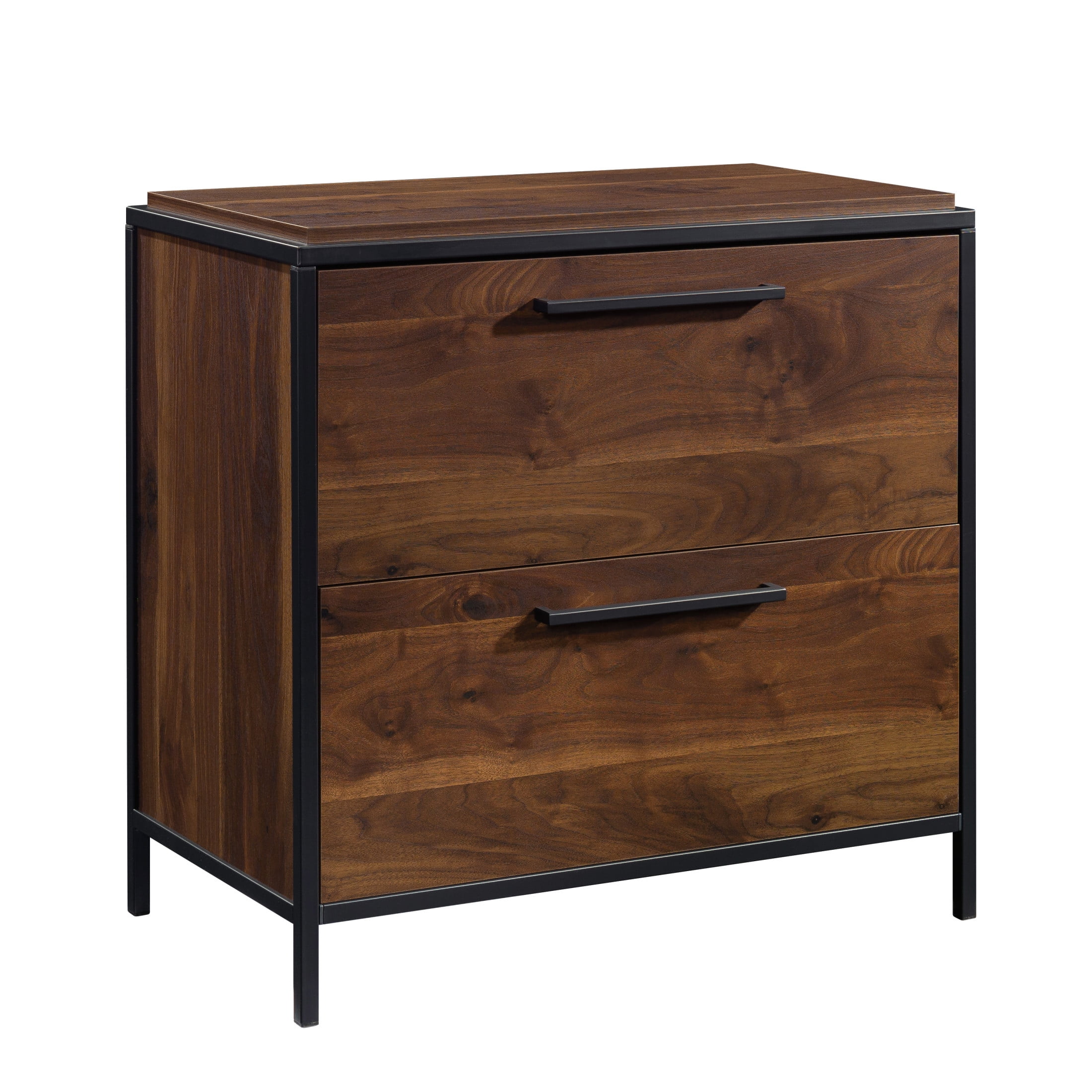 Sauder Nova Loft 2-Drawer Lateral File Cabinet, Grand Walnut Finish - Image 2