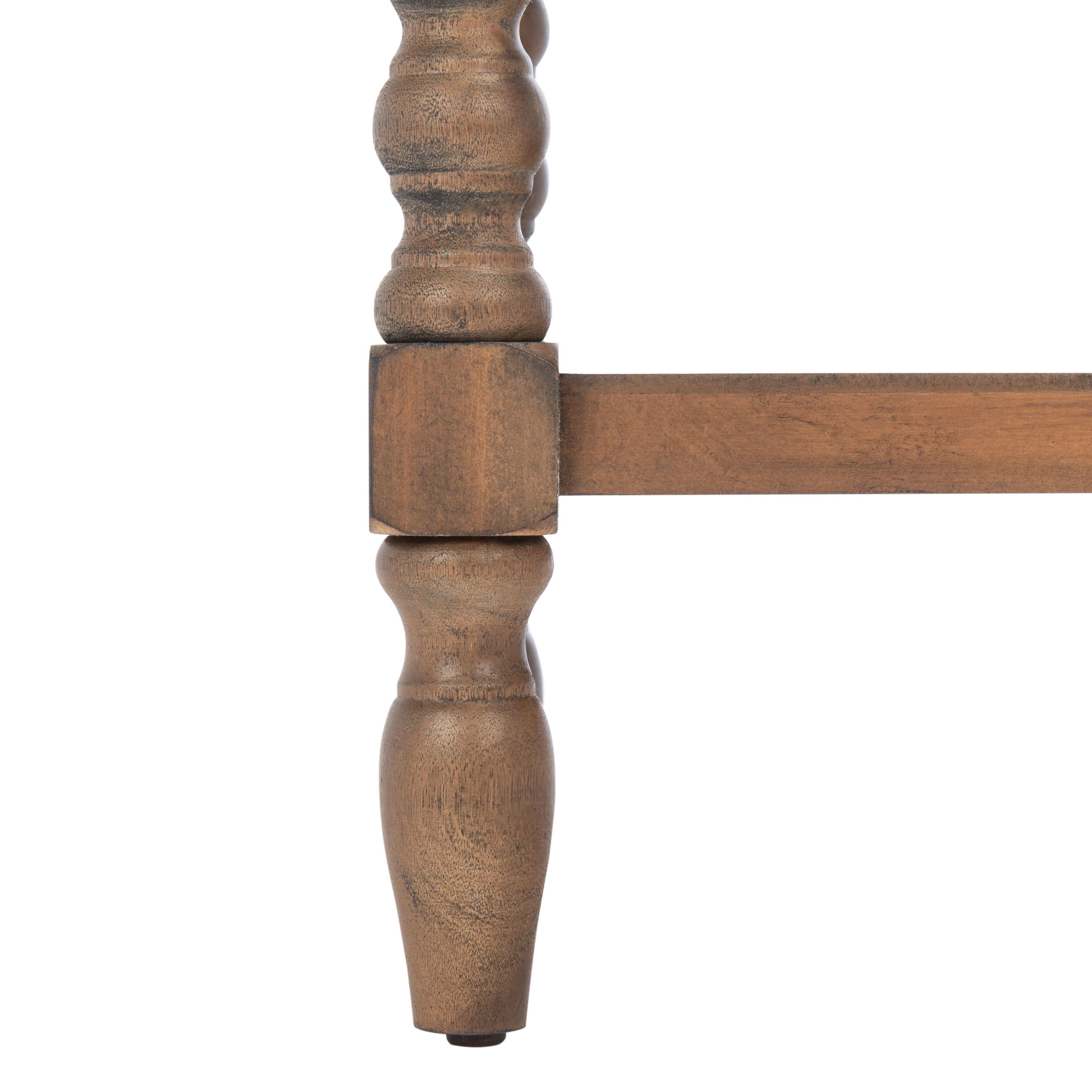 SAFAVIEH Athena French 3-Drawer Brown Wood Rectangle Console Table (23.5 in. W x 13 in. D x 29.5 in. H) - Image 10