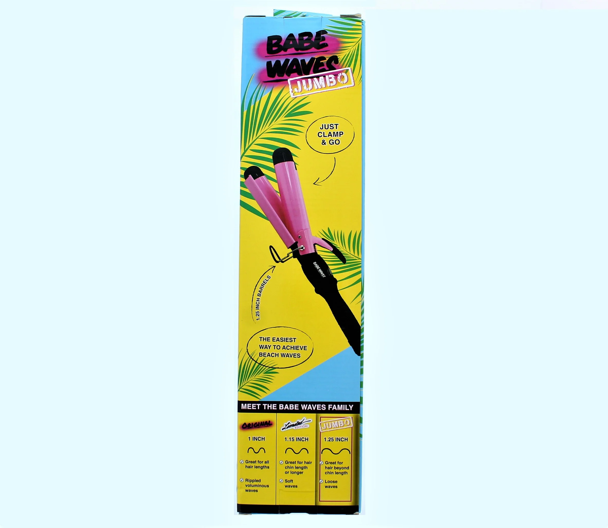 Babe Waves Jumbo Hair Curling Wand | Triple Barrel Waving Iron | Trademark Beauty Dual Voltage Hair Waver with 32mm Barrels - Image 2