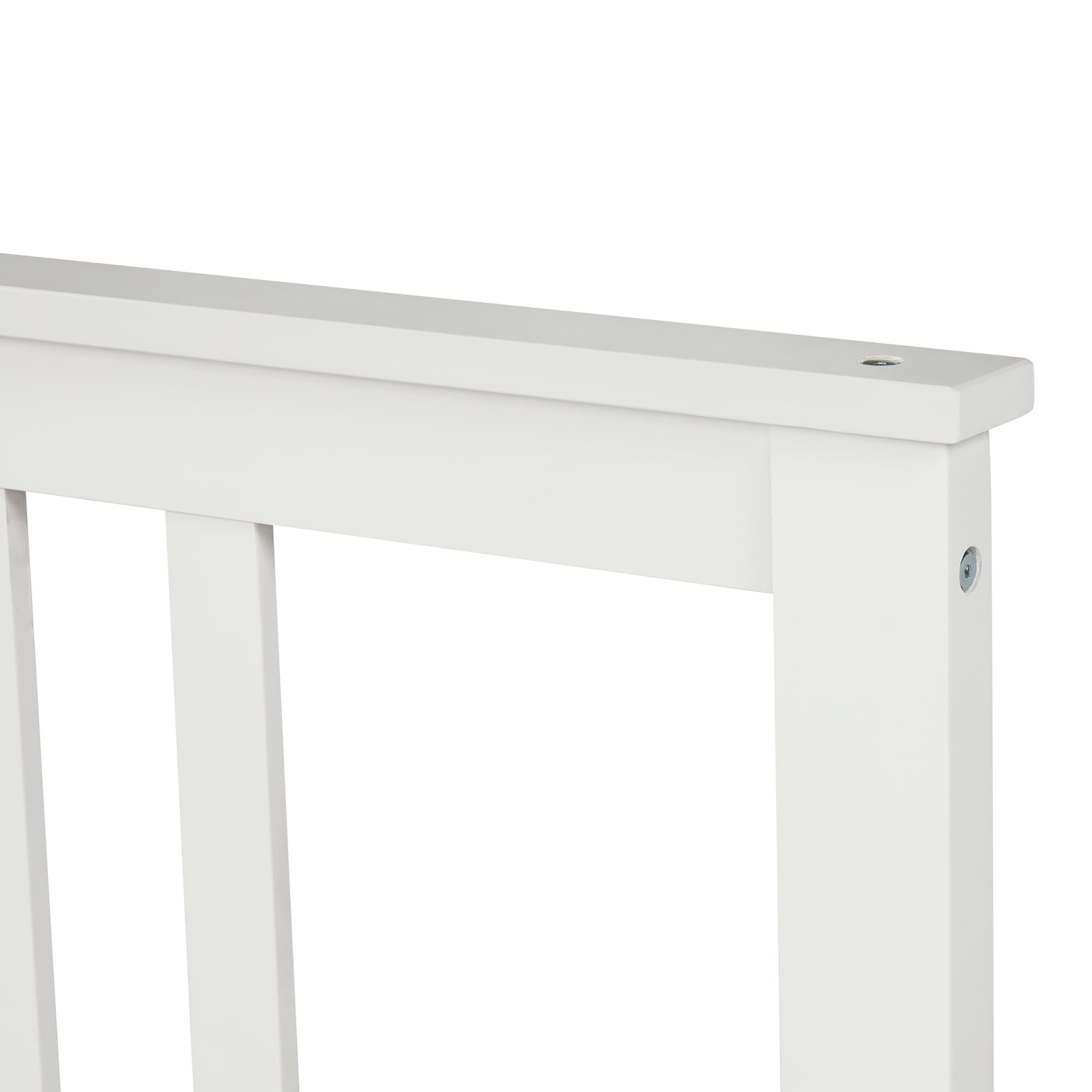Gewnee Wood Twin Size Platform Bed Frame with Headboard and Footboard for Kids,Teens,Adults,White - Image 5