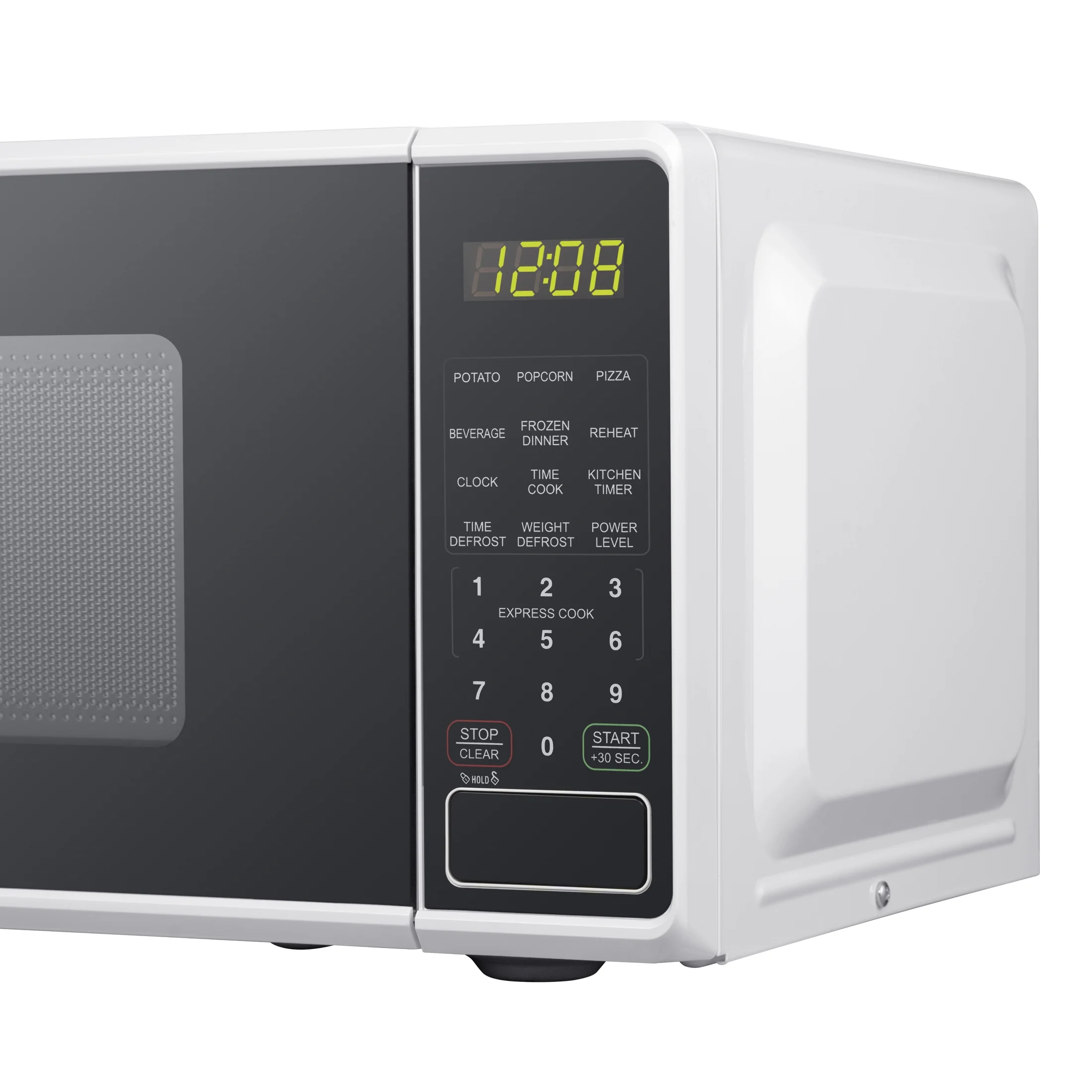 Mainstays 0.7 Cu ft Countertop Microwave Oven, 700 Watts, White - Image 13