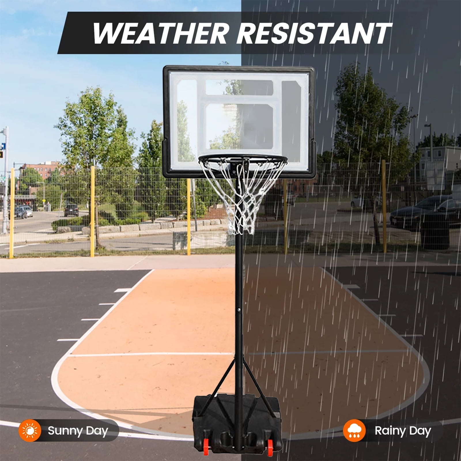 Vebreda 32in Adjustable Height Basketball Backboards - Image 4