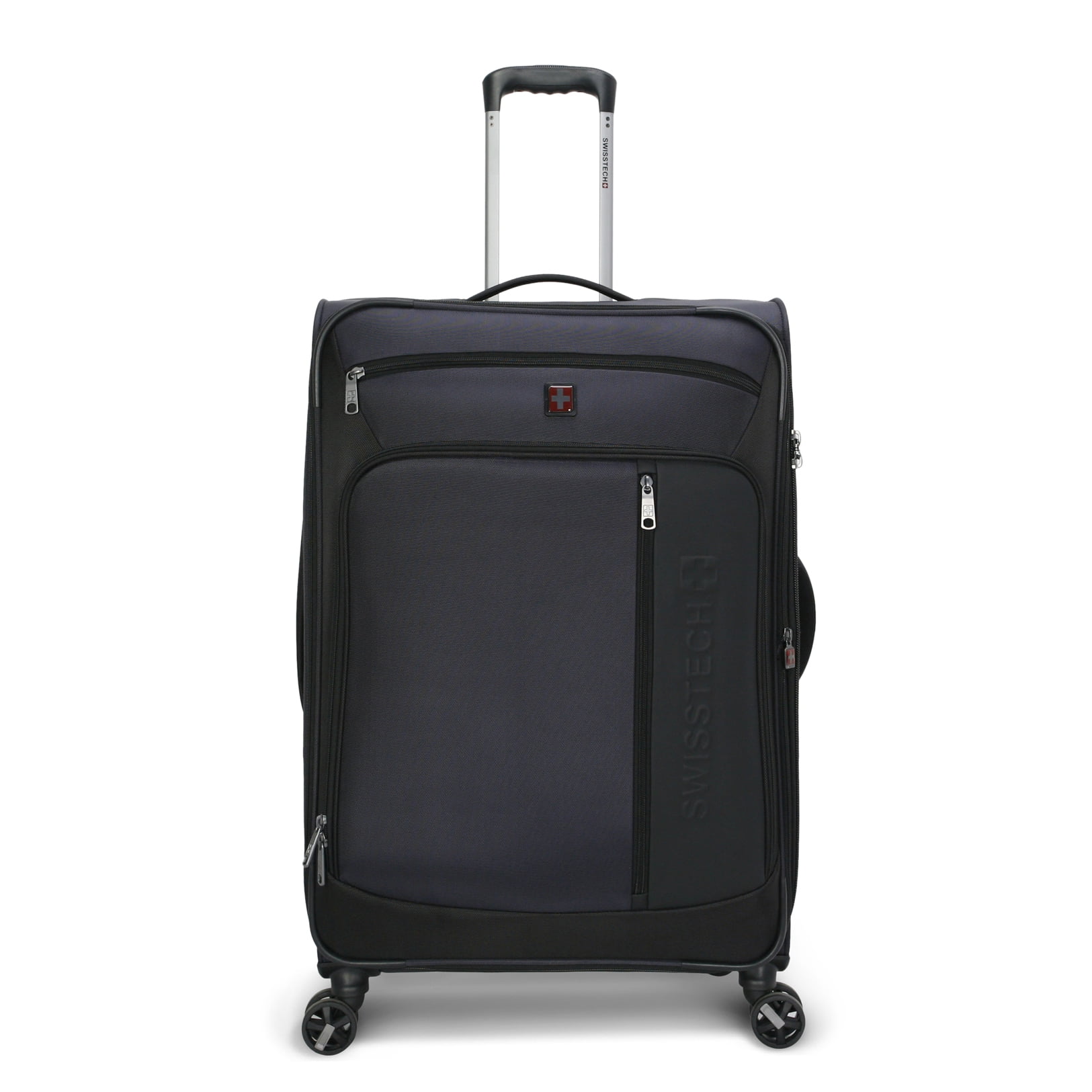 SwissTech Urban Trek 28" Check Soft Side Luggage, Navy ( Exclusive) - Image 11