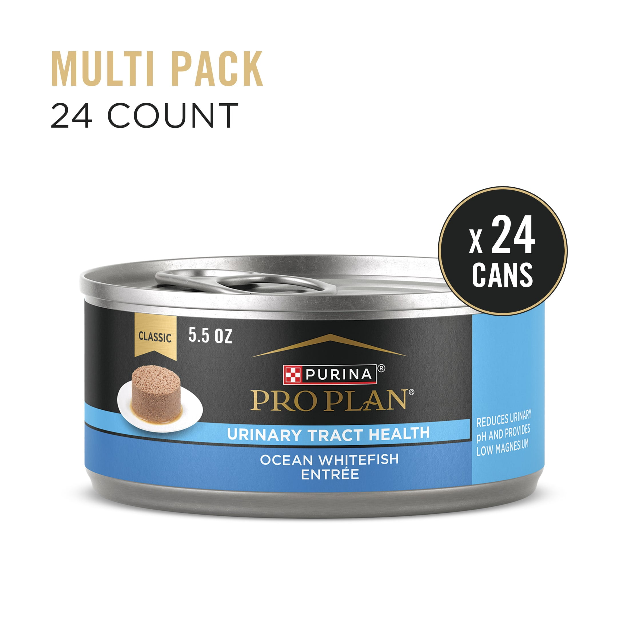 Purina Pro Plan Urinary Tract Health, Ocean Whitefish, Wet Cat Food, 5.5 oz Cans, 24 Pack - Image 5