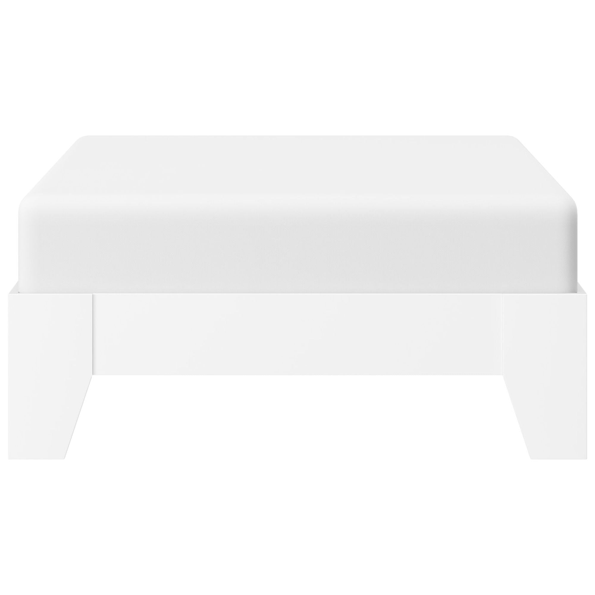 Hillsdale Casey Twin Wood Platform Bed, White - Image 4