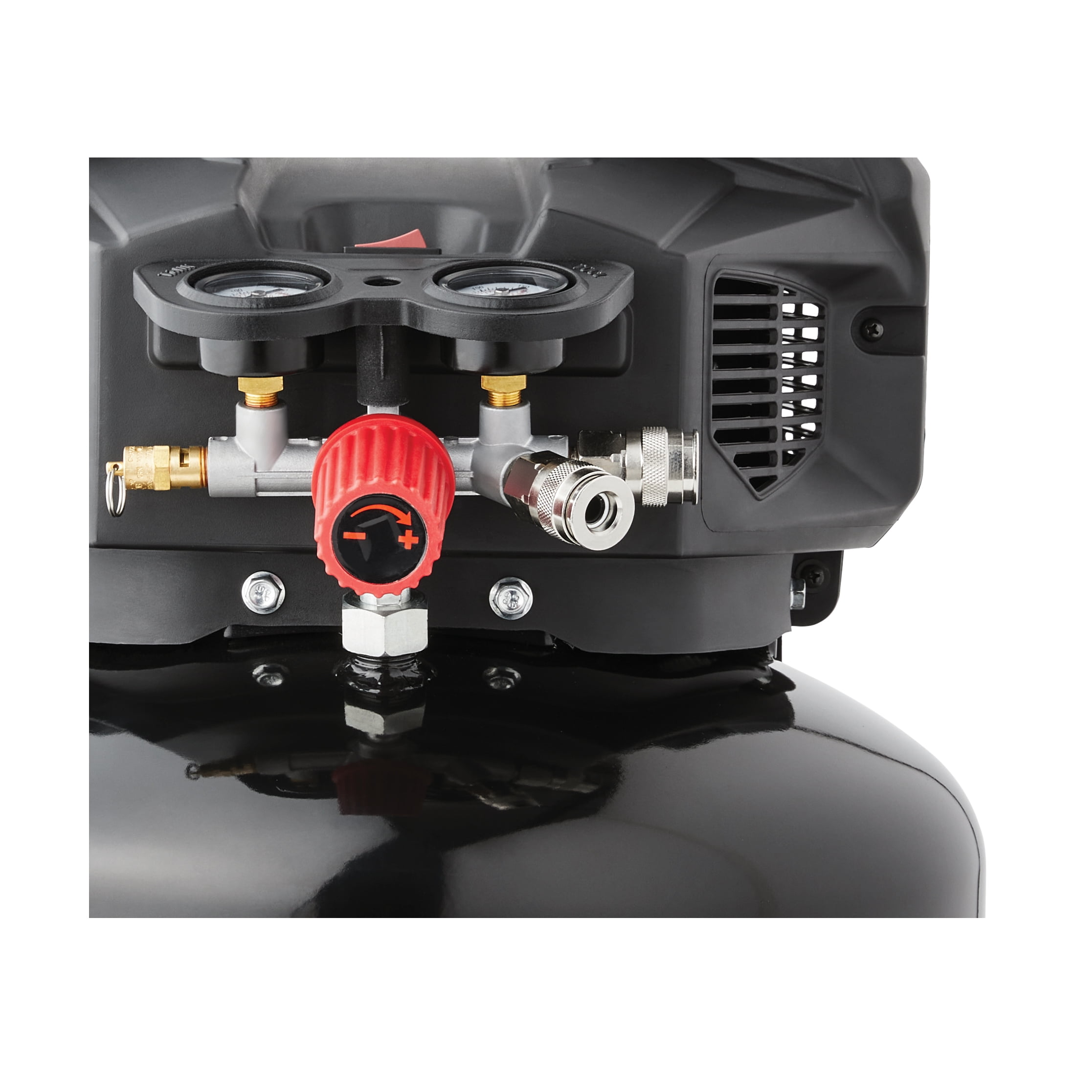 Hyper Tough Black 150 PSI Oil-Free Pancake Air Compressor 6 gal - Image 6