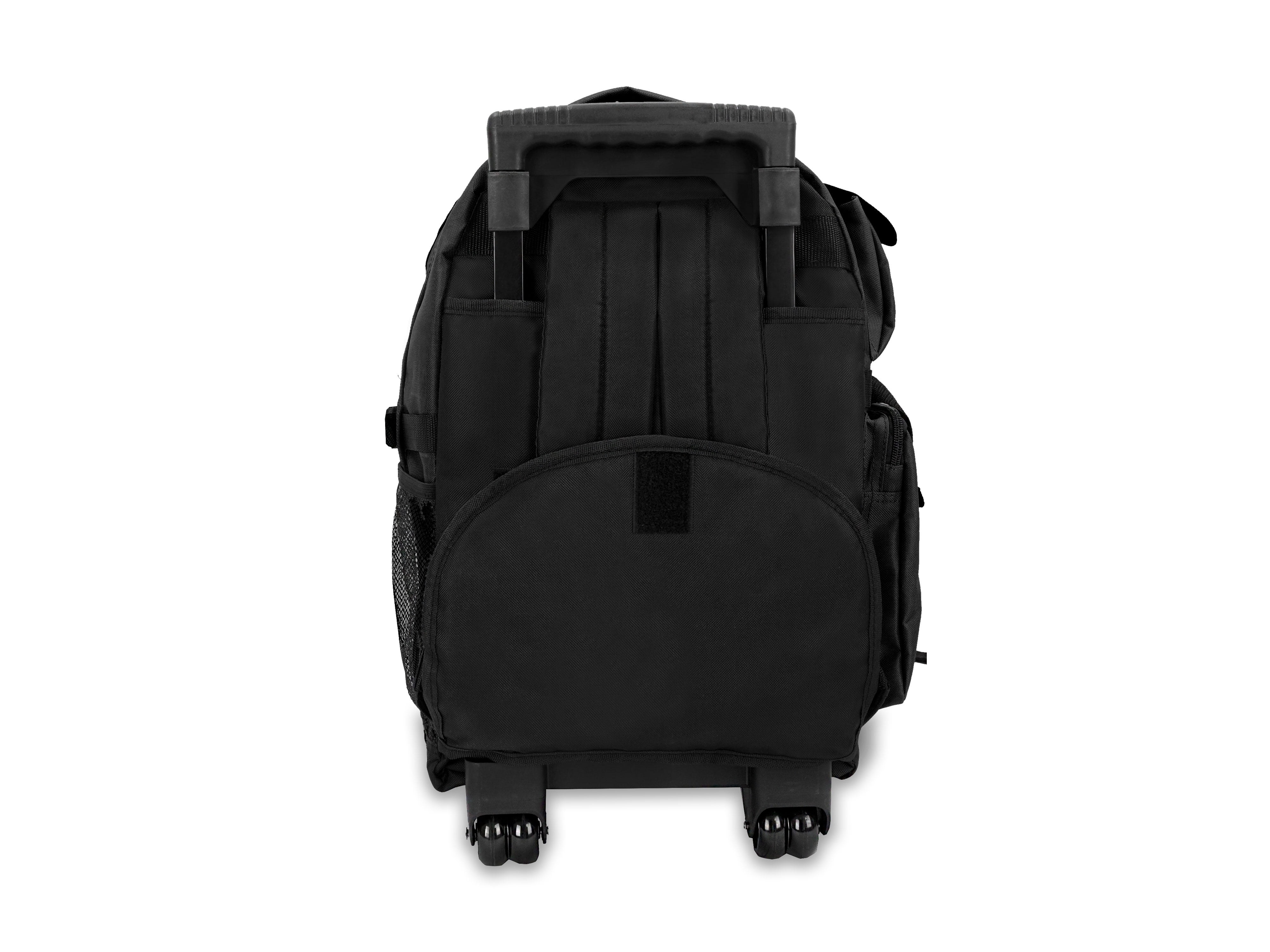 Everest Deluxe Backpack On Wheels 5045WH Black - Image 2