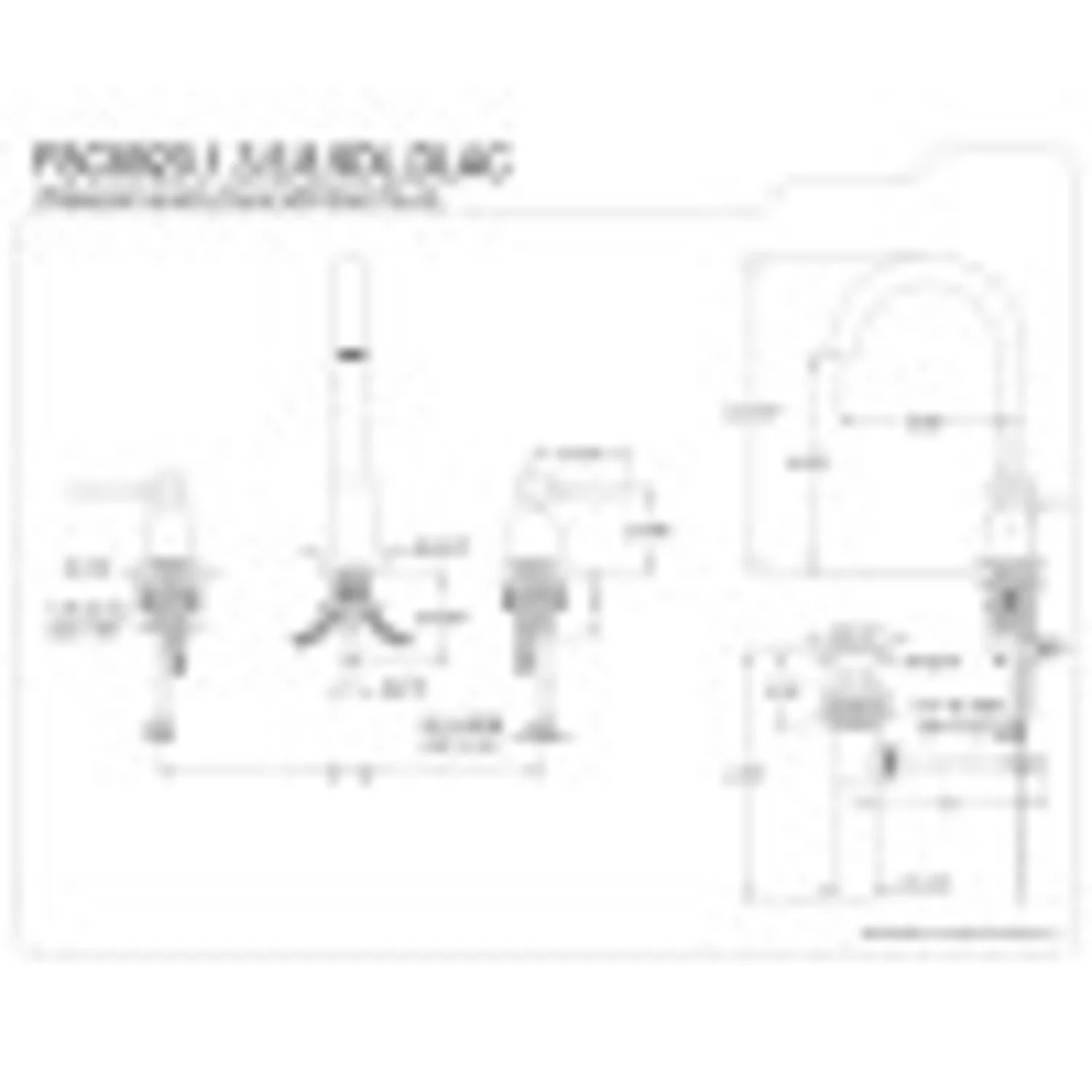 Fauceture FSC8920DL Concord Widespread Bathroom Faucet, Matte Black - Image 3