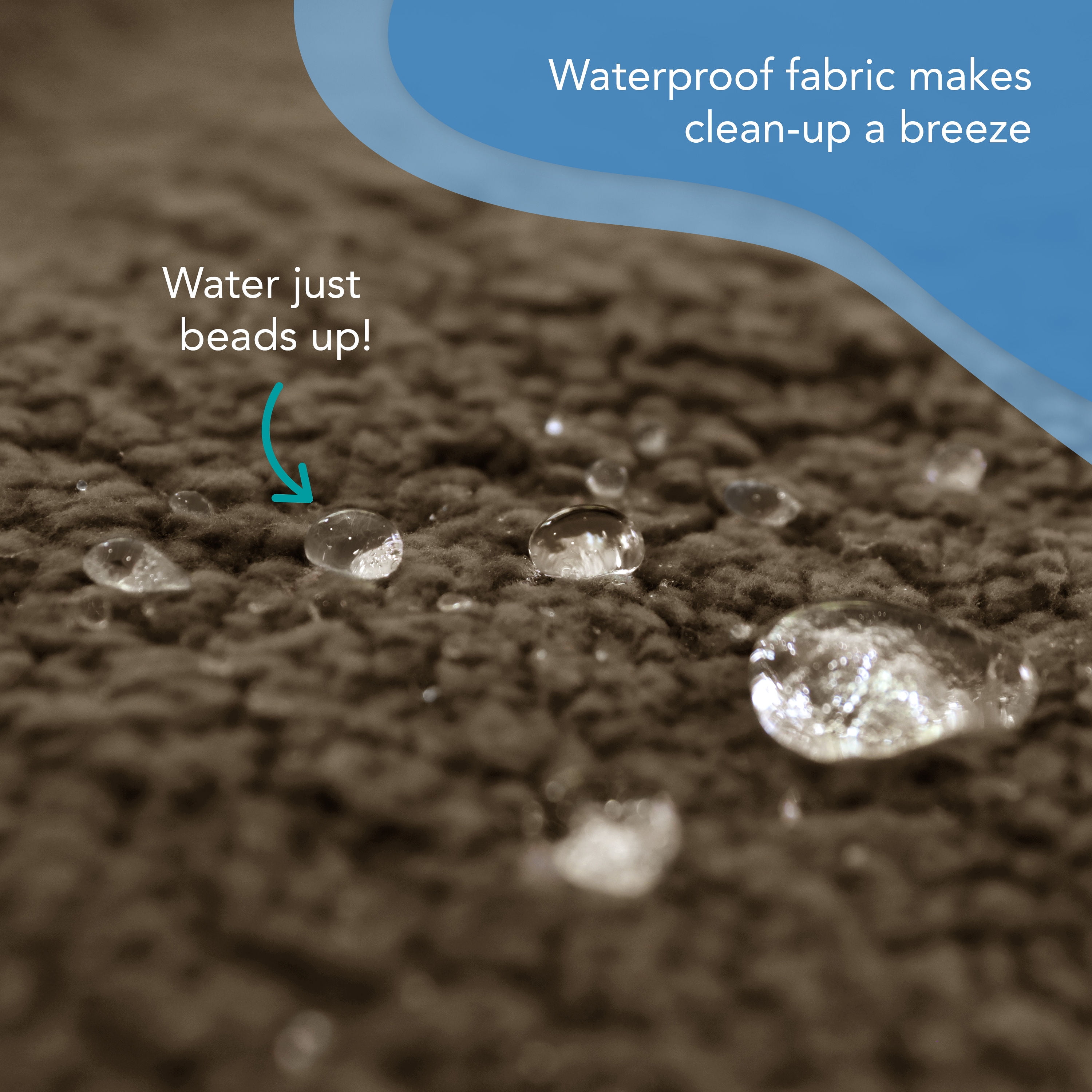 rocket & rex Extra Large Waterproof Dog Blanket, Brown, Washable Waterproof Pet Blanket Protects Beds, Couches & Other Furniture, Premium Fleece Fabric with Reversible Faux Suede, 56" x 73" - Image 7