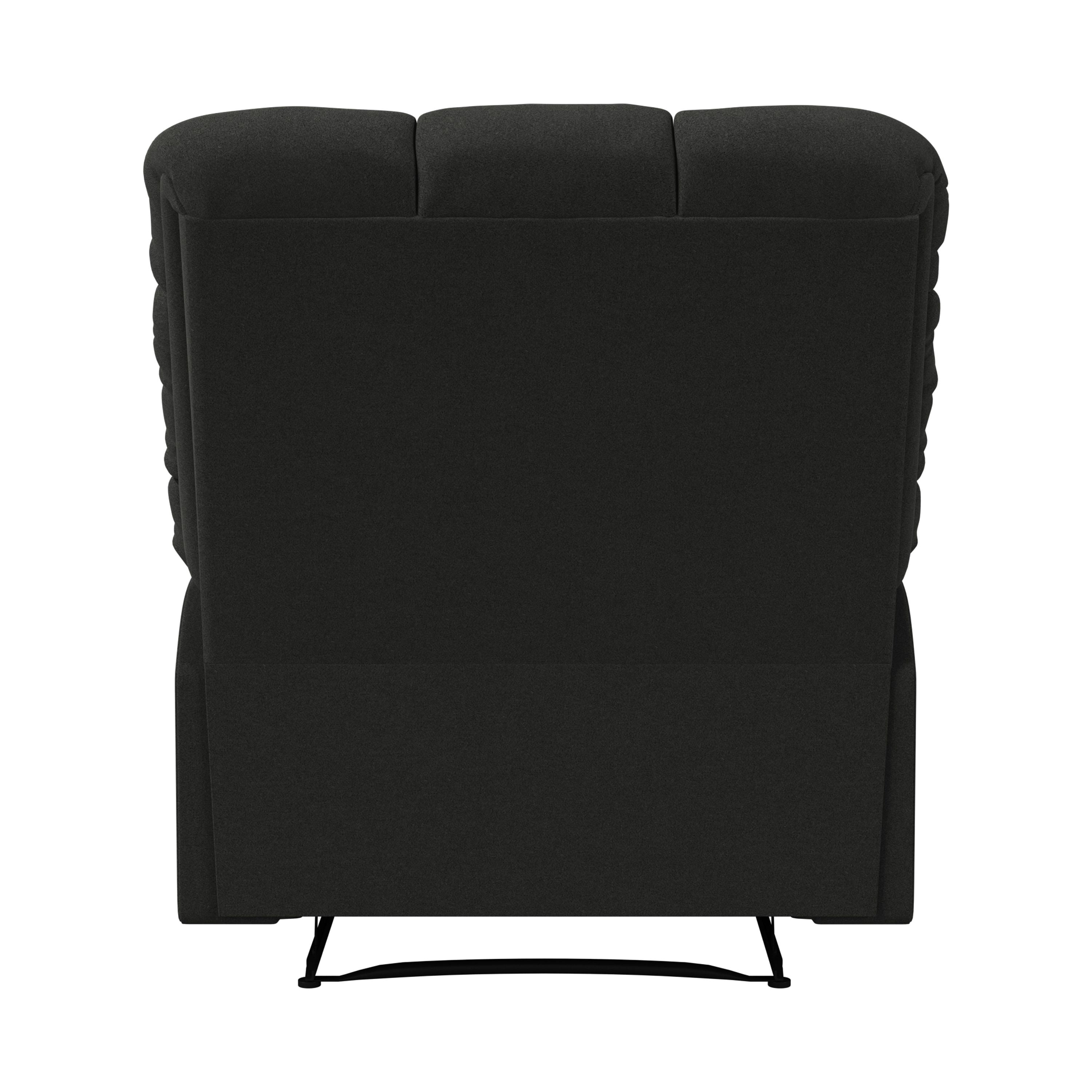 Mainstays Microfiber Recliner, Gray - Image 8