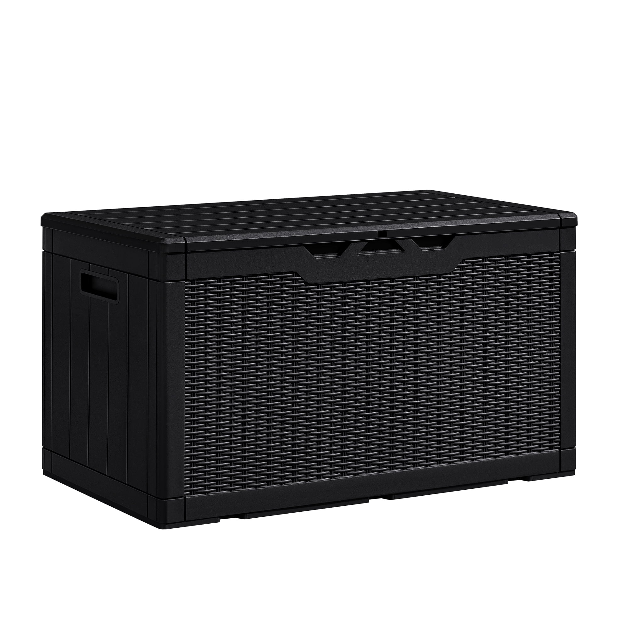 Vineego 100 Gallon All-Weather Resin Deck Box,Indoor Outdoor Lockable Storage Container, Black - Image 8