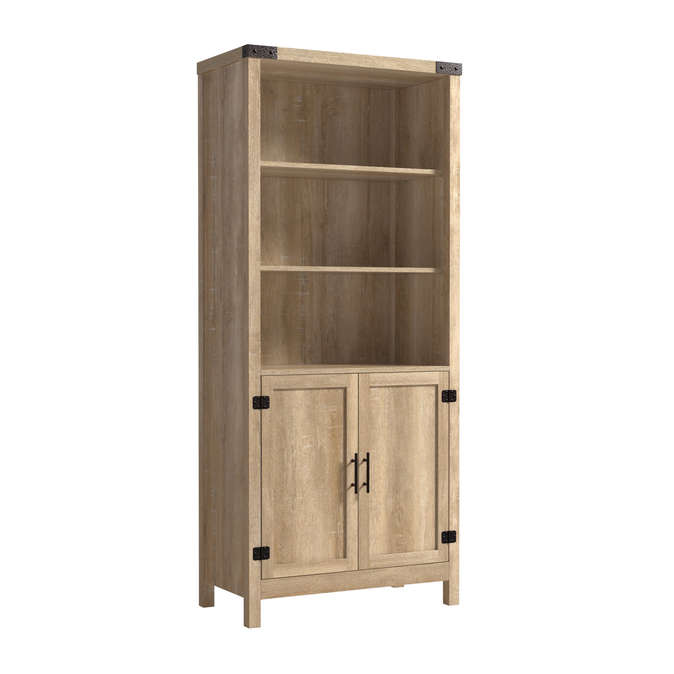 Sauder Saddler Way Library Bookcase, Orchard Oak Finish - Image 9