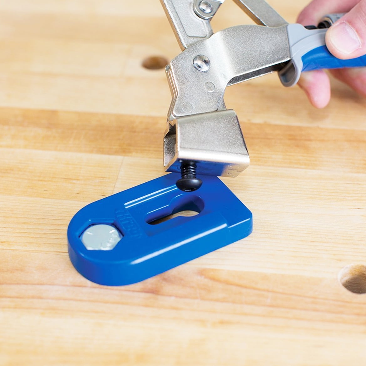 Kreg KBC3-BAS Bench Clamp with Bench Clamp Base, Ergonomic Clamps - Image 2