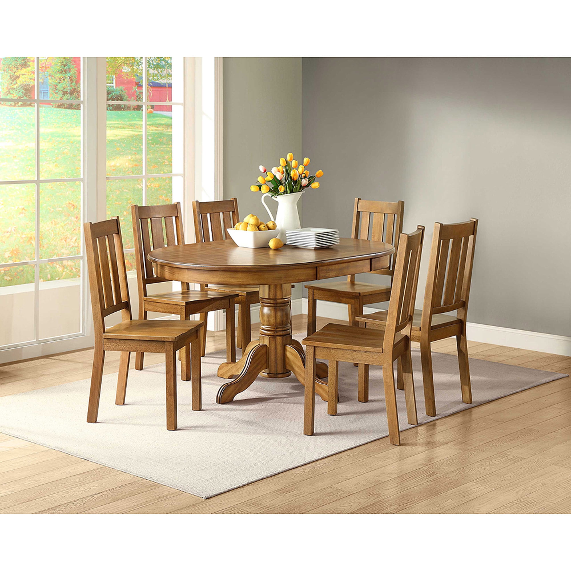 Better Homes and Gardens Cambridge 5-Piece Dining Set, Honey - Image 3