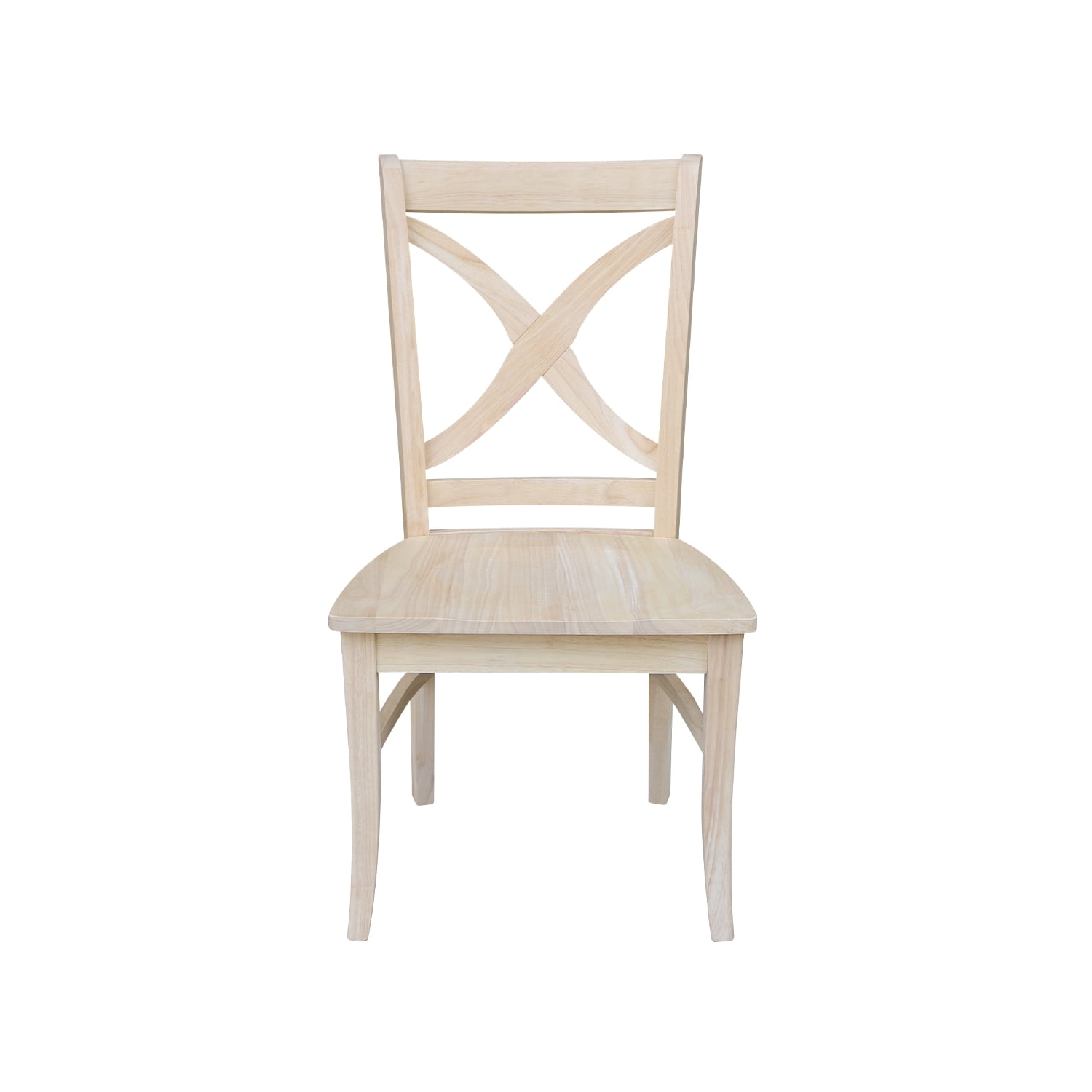 Set of Two Vineyard Curved X Back Chairs - Image 6