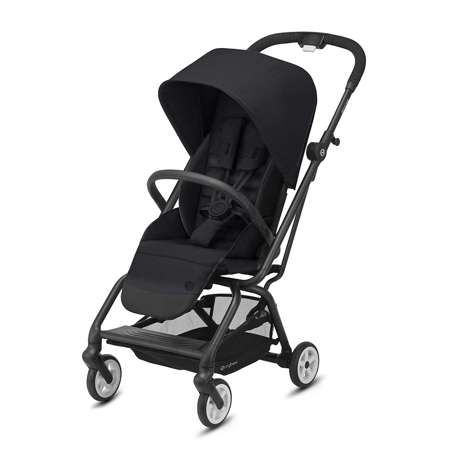 Cybex Eezy S Twist Lightweight Stroller, Deep Black - Image 2
