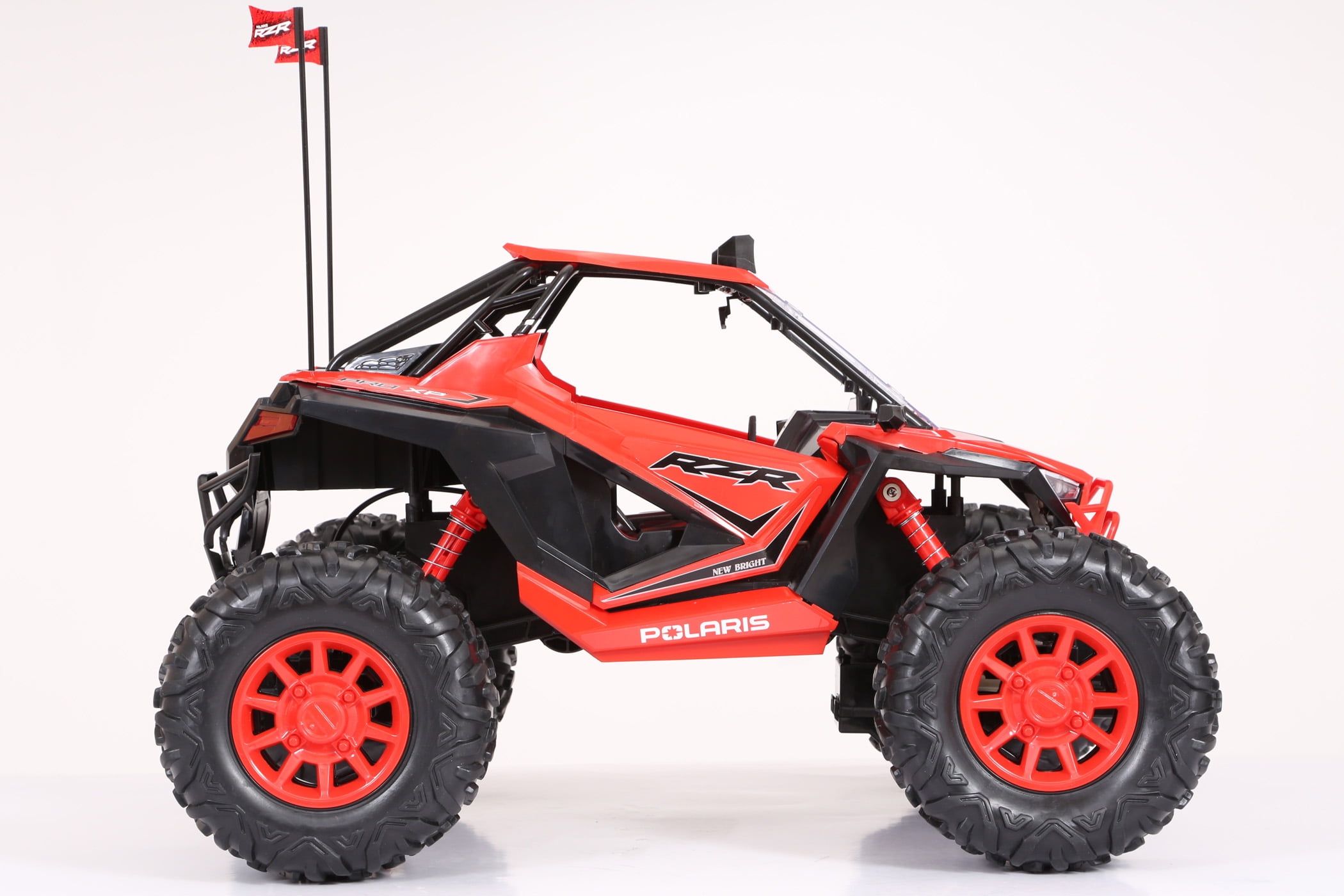 New Bright (1:5) RZR XP Pro Battery Remote Control Red Polaris ATV, 60805-2R Child Tween - Image 5