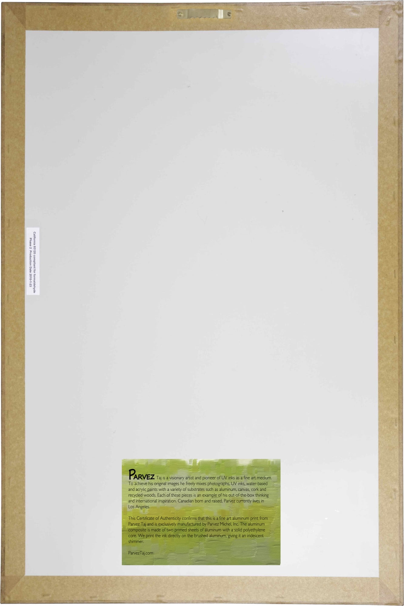 American Beauty by Parvez Taj Painting Print on Brushed Aluminum - Image 3