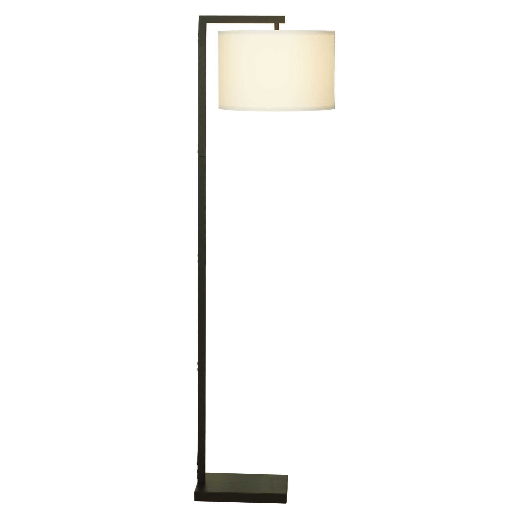 Mainstays Contemporary Metal 62in Floor Lamp with on/off Foot Switch, Black - Image 7