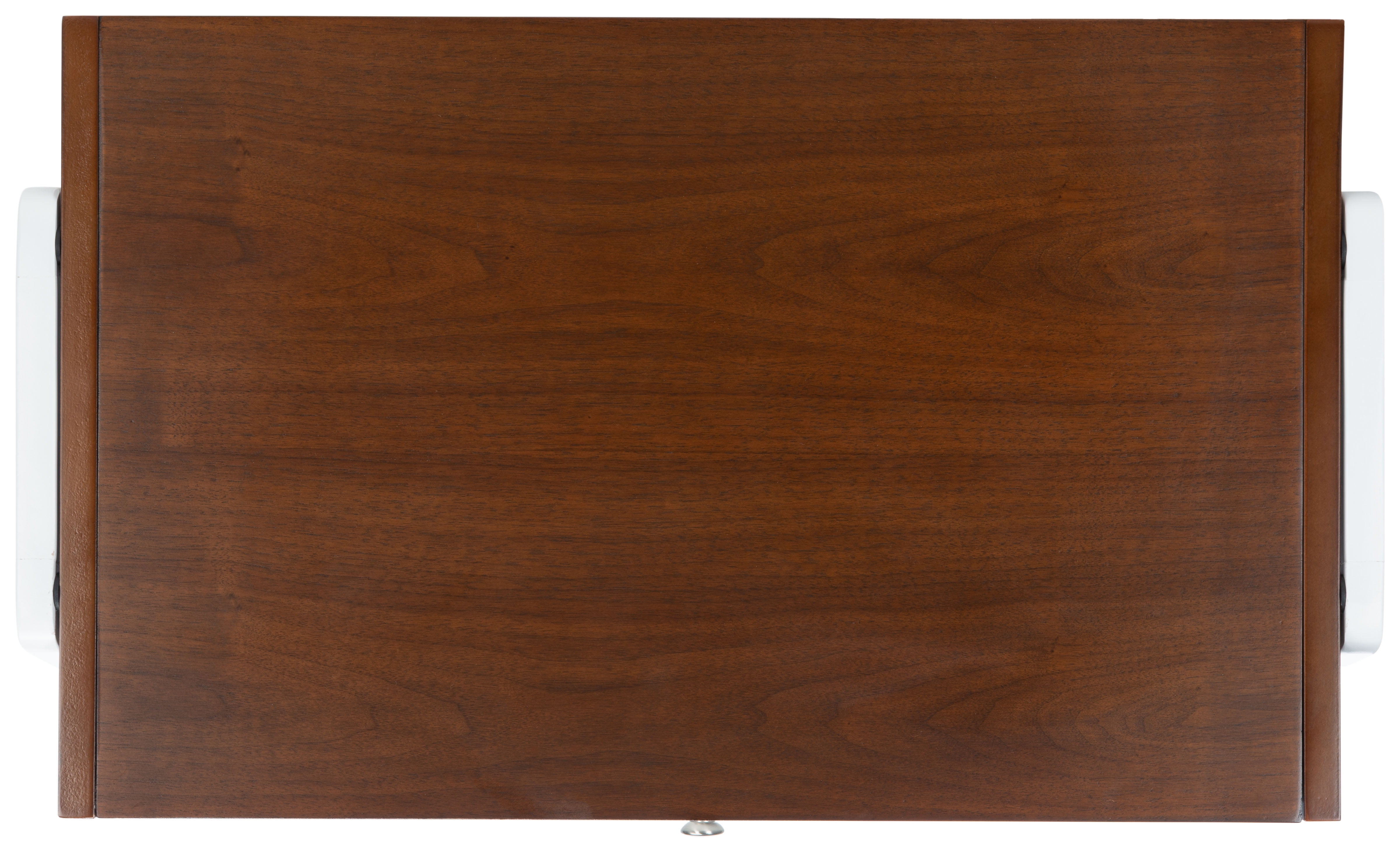 SAFAVIEH Winchester Rustic 2 Drawer Night Stand, Walnut/White - Image 5