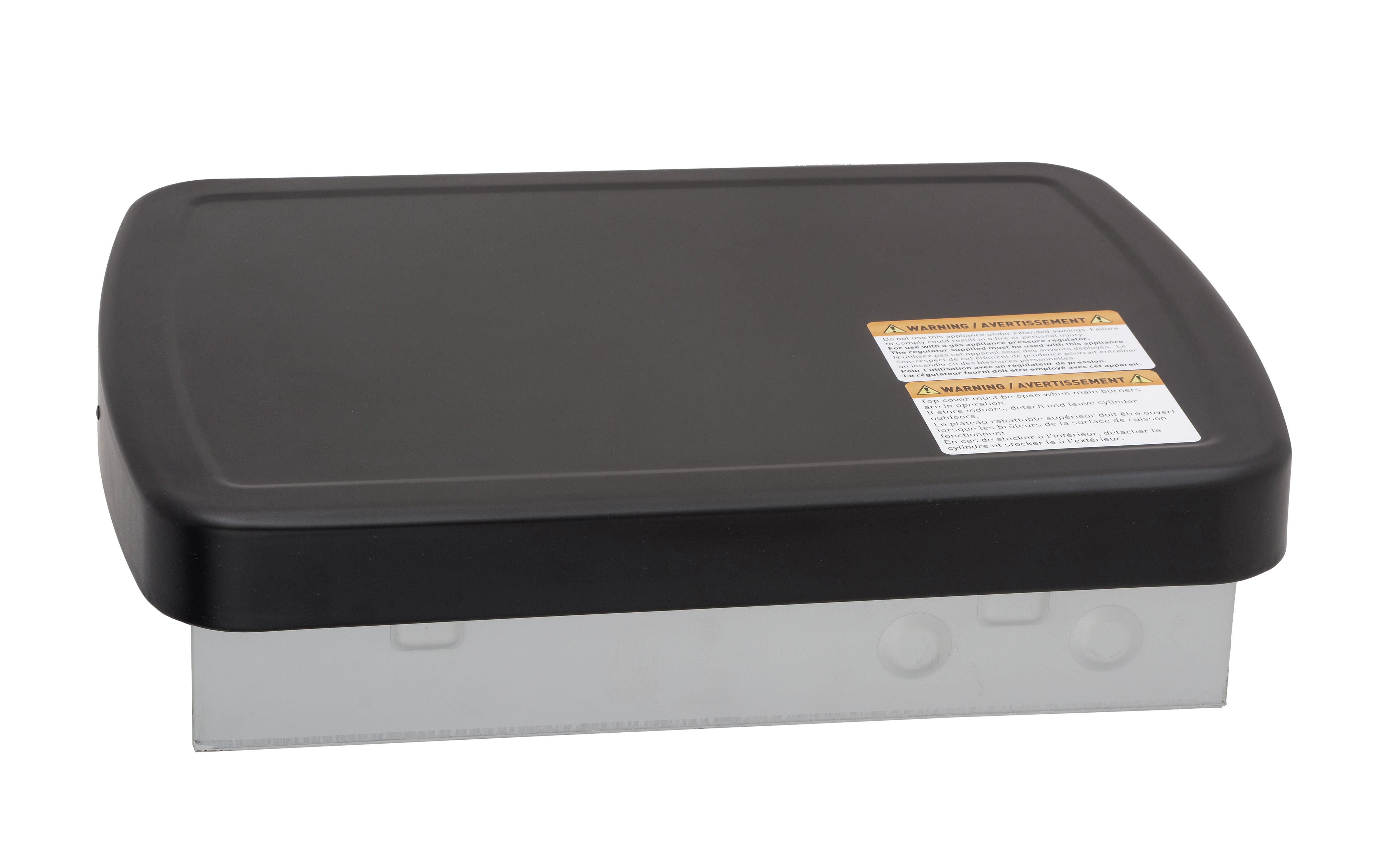 Flame King 2 Burner Built-In RV Trailer Stove With Wind Shield - Image 5