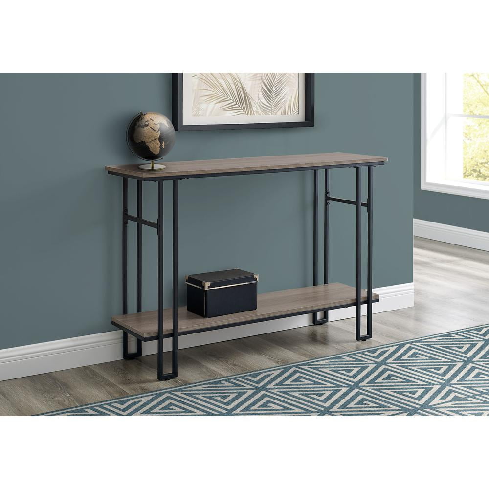 Monarch Specialties Accent Table, Console, Entryway, Narrow, Sofa, Bedroom, Brown Laminate - Image 4