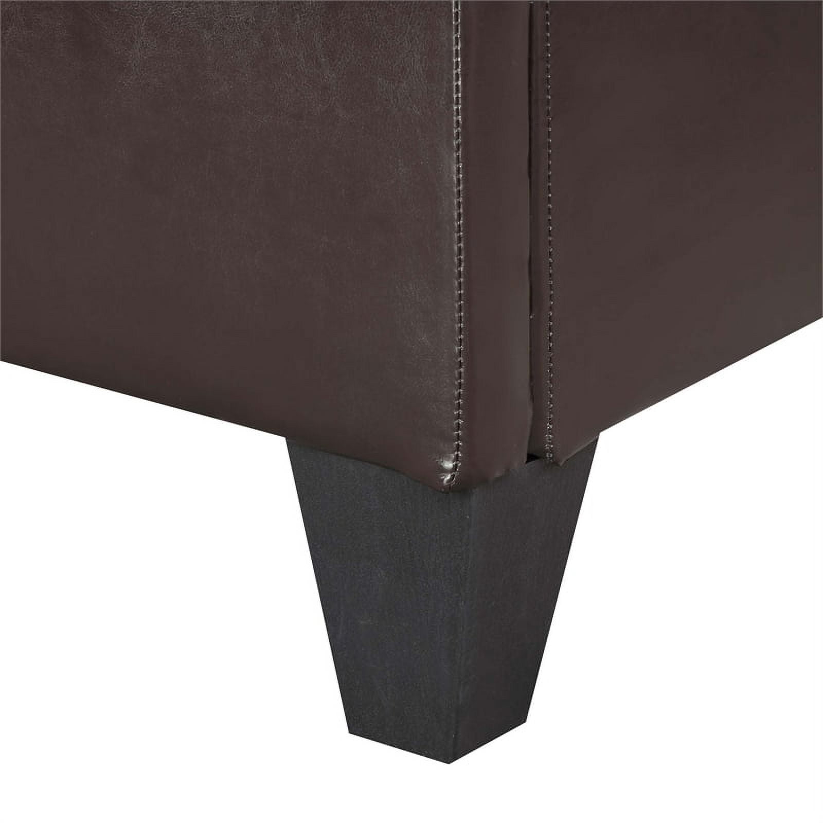 Picket House Furnishings Abby King Platform Bed-Color:Brown,Style:Contemporary,Weight:77,Width:76 - Image 8