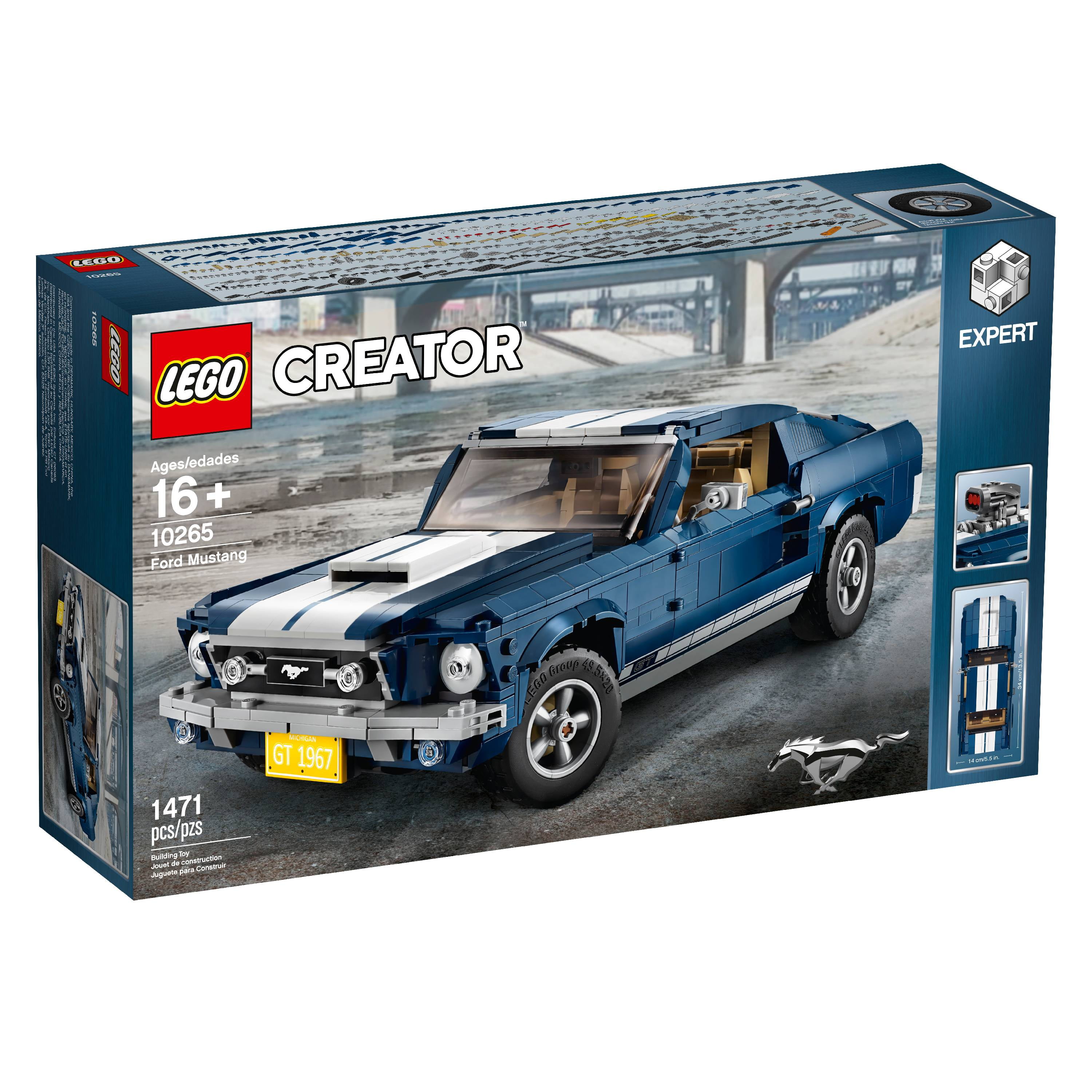 LEGO Creator Expert Ford Mustang 10265 Building Set - Exclusive Advanced Collector's Car Model, Featuring Detailed Interior, V8 Engine, Home and Office Display, Collectible for Adults and Teens - Image 4