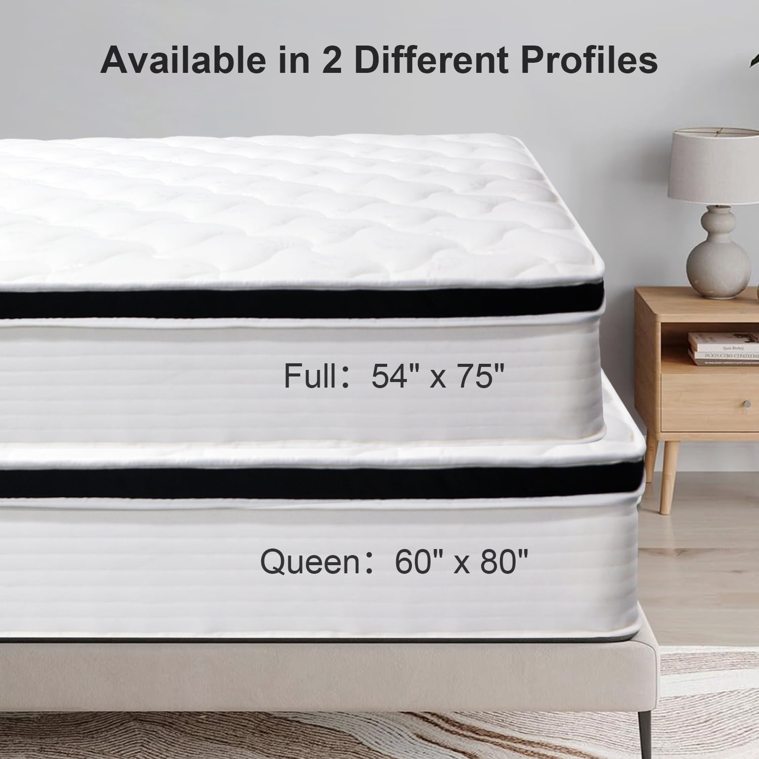 California King Mattress,12 Inch Pocket Spring Hybrid Mattress with Motion Isolation and Pressure Relief,in a Box - Image 5