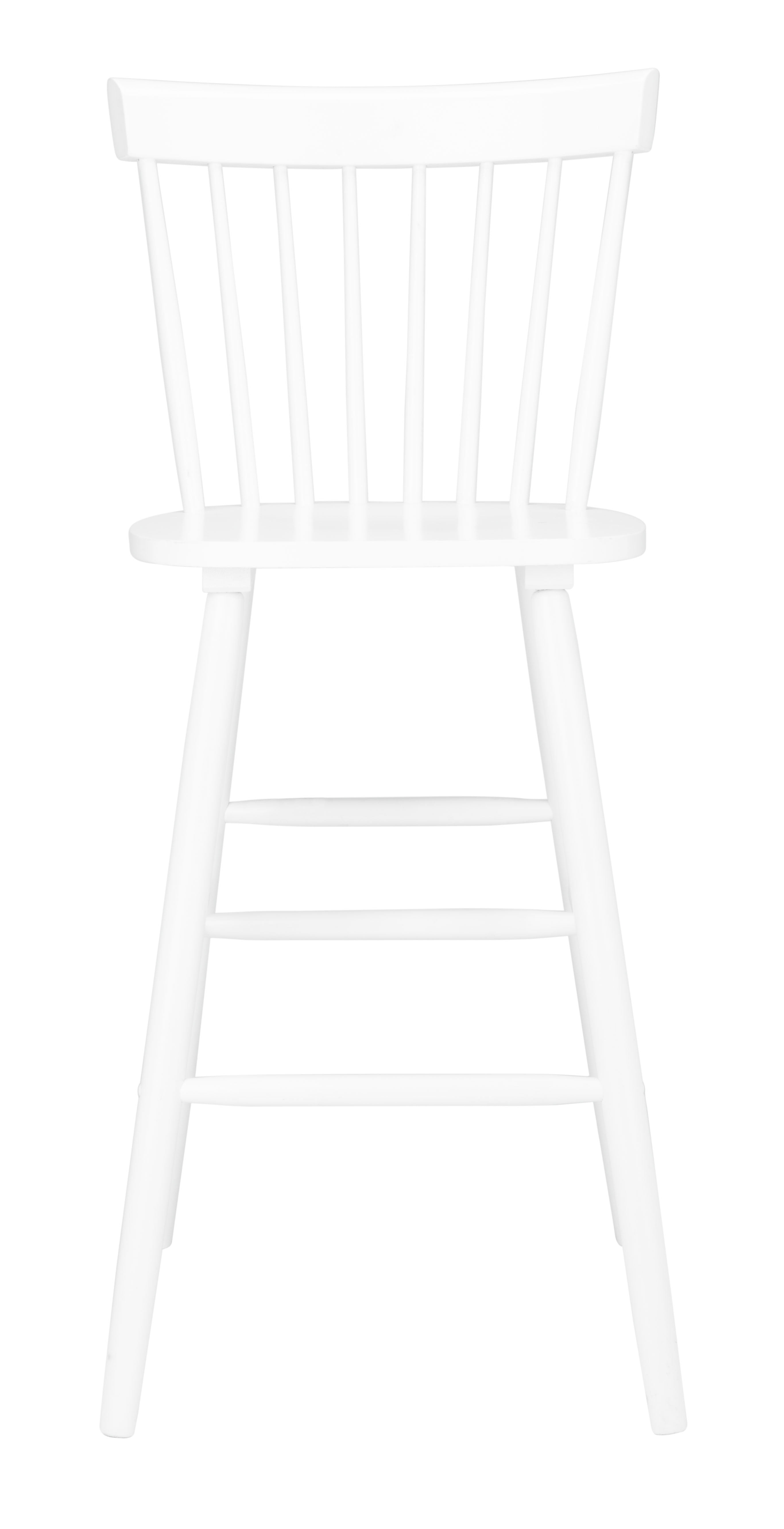 SAFAVIEH Providence Solid Spindle Back Bar Stool with Footrest, White - Image 11