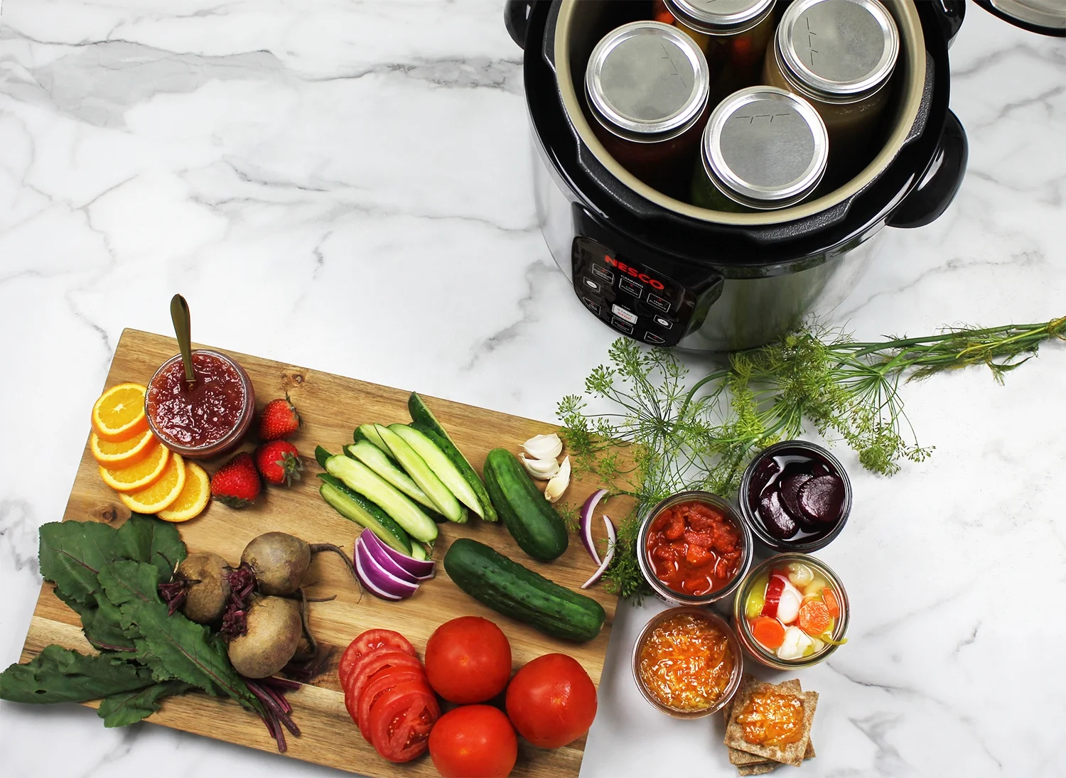 NESCO® 9.5 Quart Electric Pressure Canner, Digital Pressure Cooker and Canning Pot, Equipment for Canning Meat and Vegetables - Image 2