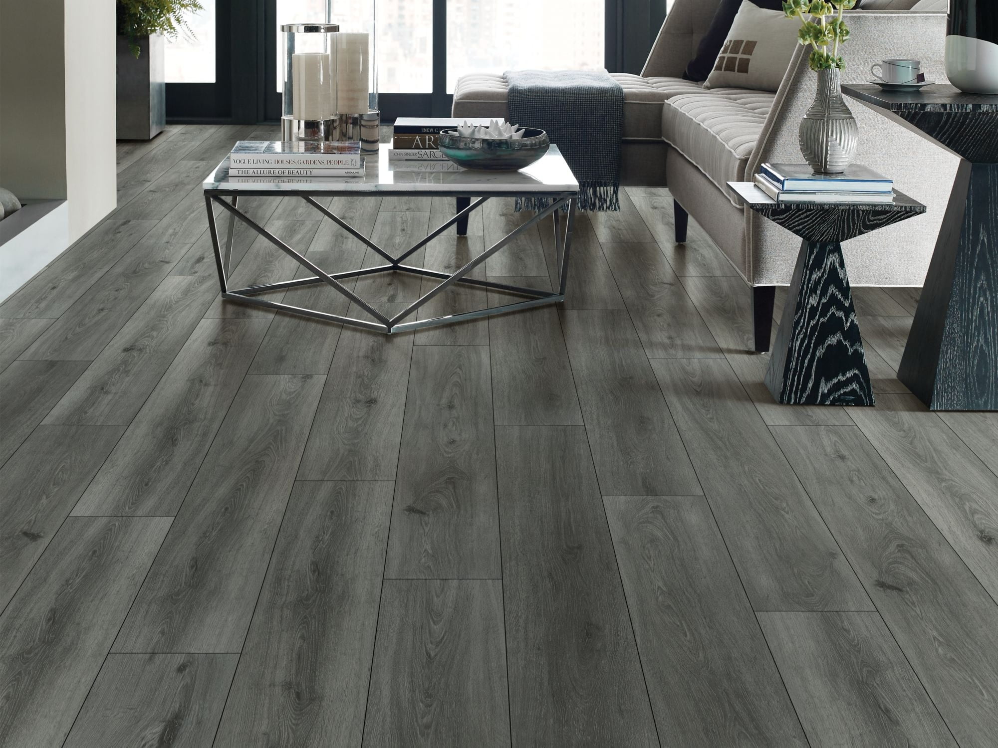 Wildwoods 7 in. x 48 in. Smoky Oak, Luxury Vinyl Plank Flooring (18.91 sq. ft. / carton) - Image 3